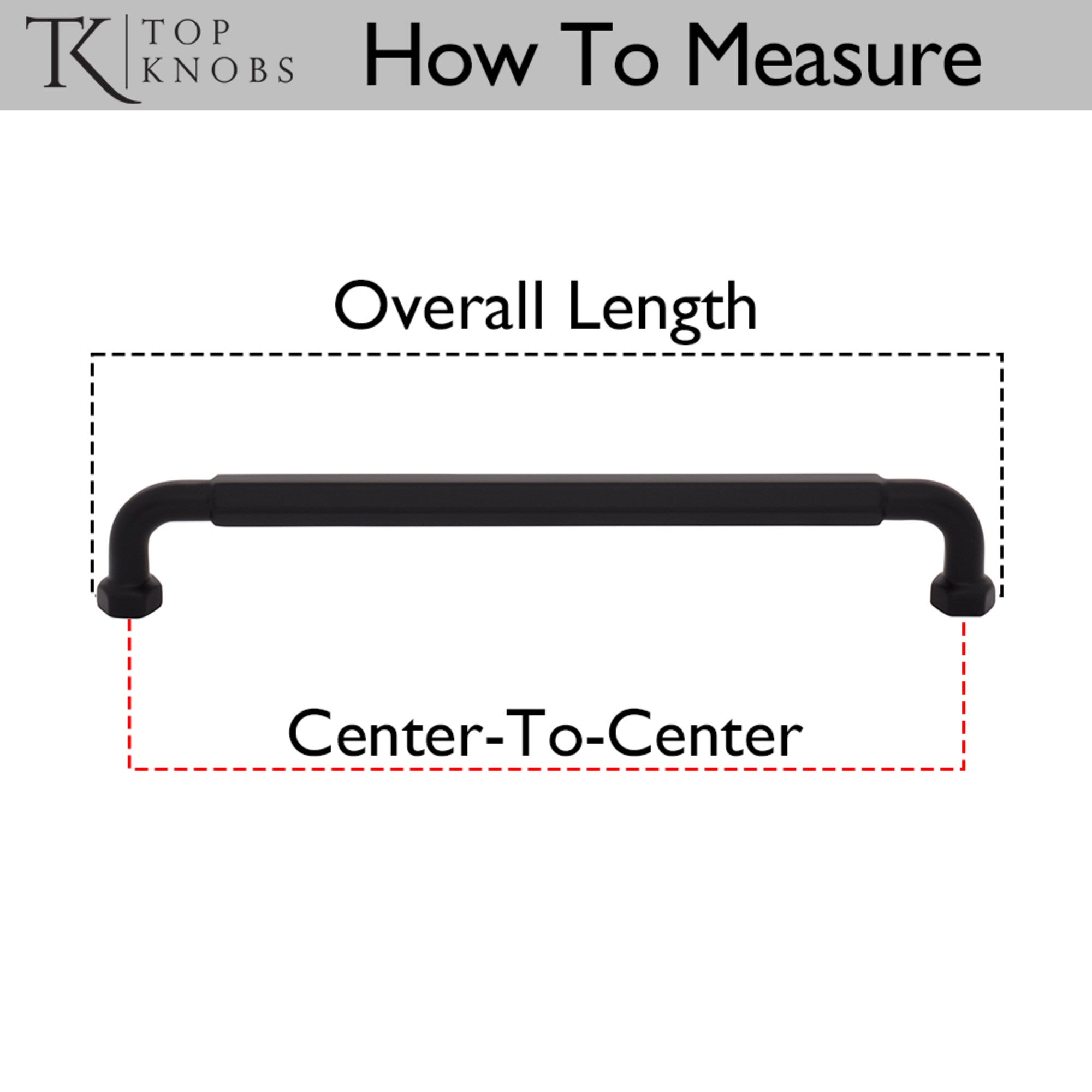 Dustin 7 9/16" Center to Center Bar Pull - Flat Black