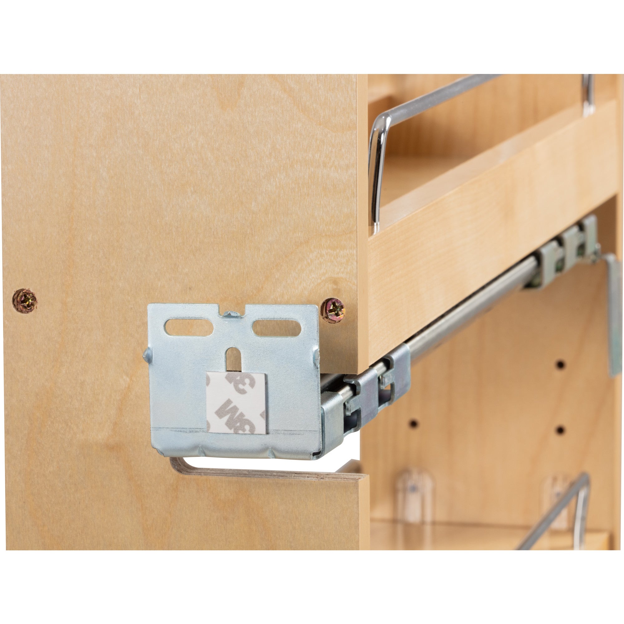 8" "No Wiggle" Soft-Close Under Drawer Base Pullout