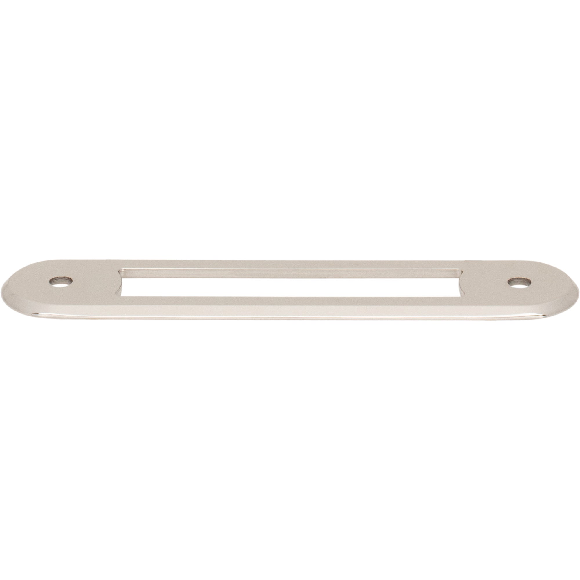 Brockwell 3 3/4" Center to Center Pull Backplate - Polished Nickel