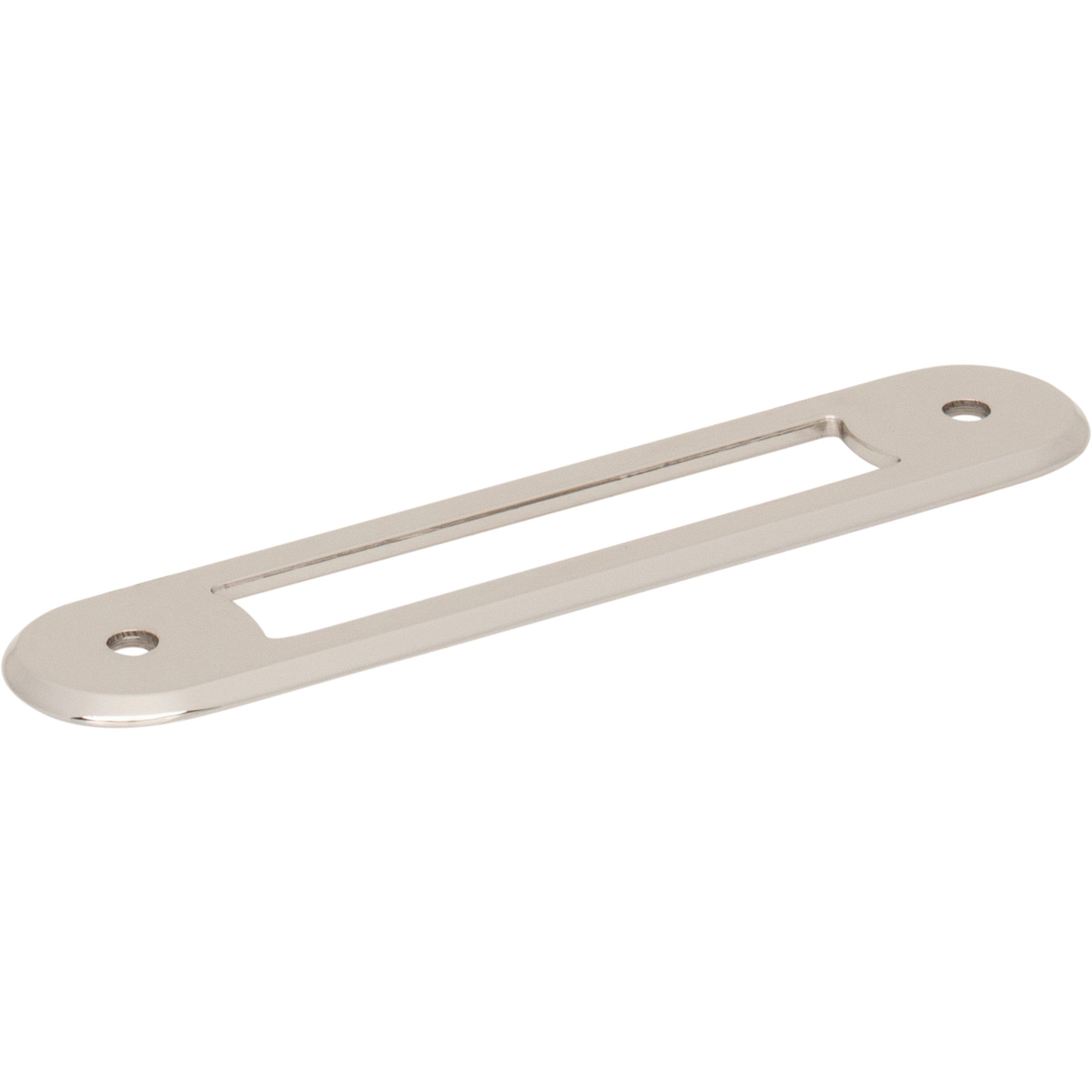 Brockwell 3 3/4" Center to Center Pull Backplate - Polished Nickel