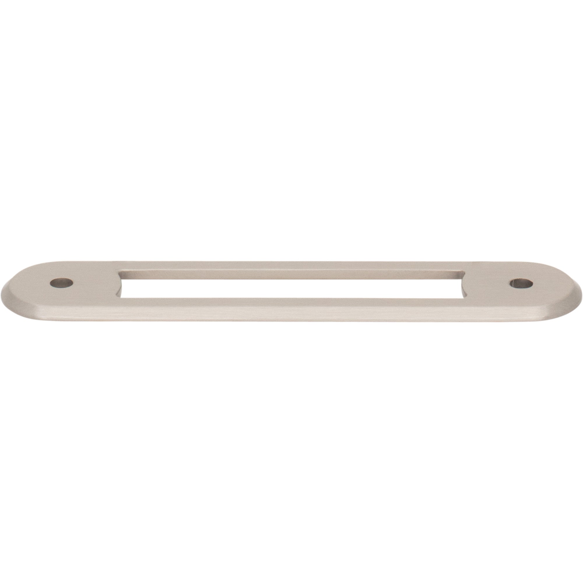 Brockwell 3 3/4" Center to Center Pull Backplate - Brushed Satin Nickel