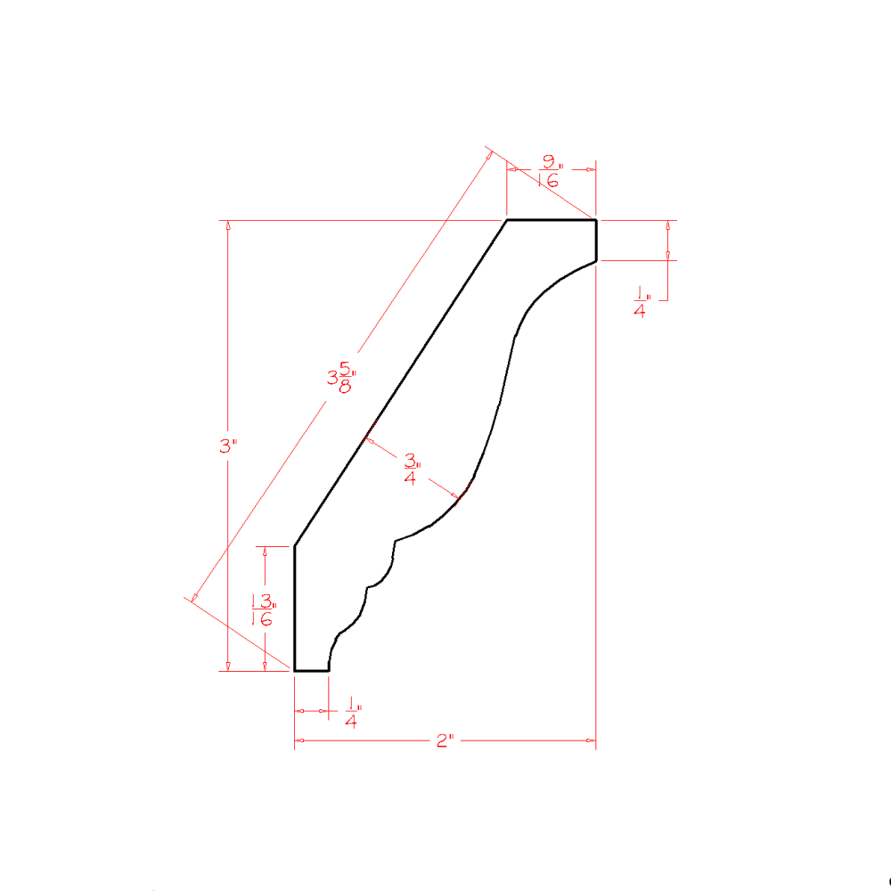Oxford Cashmere Decorative Crown Moulding (DCM)