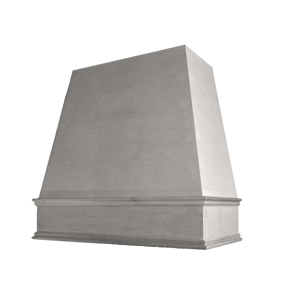 Tapered Classic Moulding Smooth Raleigh Wood Hood 48W x 36H