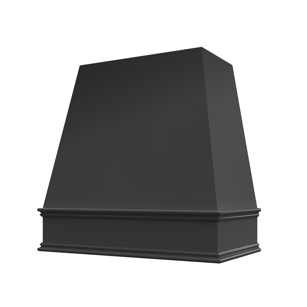 Tapered Classic Moulding Smooth Raleigh Wood Hood 42W x 48H