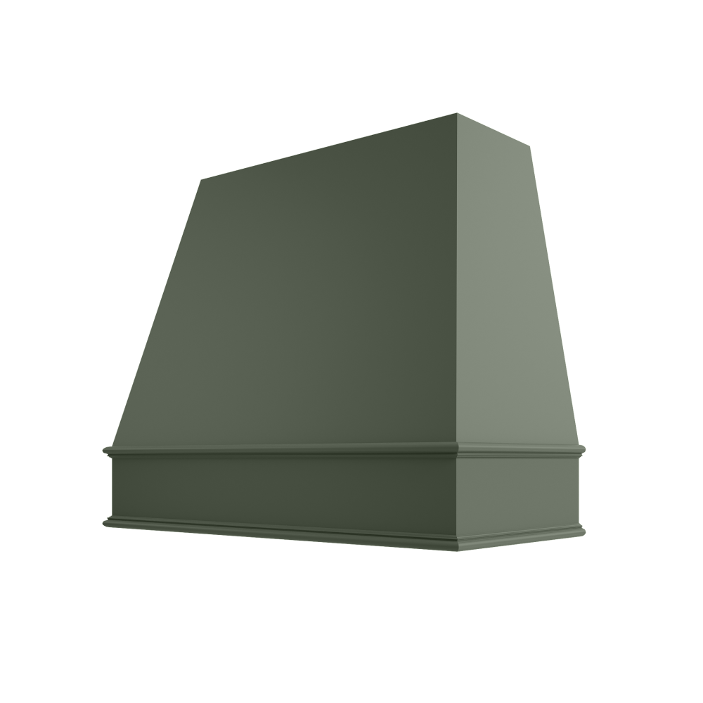 Tapered Classic Moulding Smooth Raleigh Wood Hood 42W x 36H