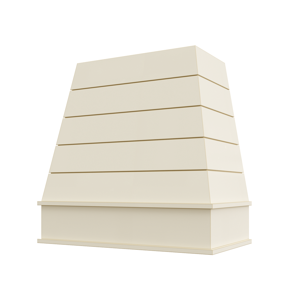 Tapered Block Moulding Shiplap Raleigh Wood Hood 30W x 48H