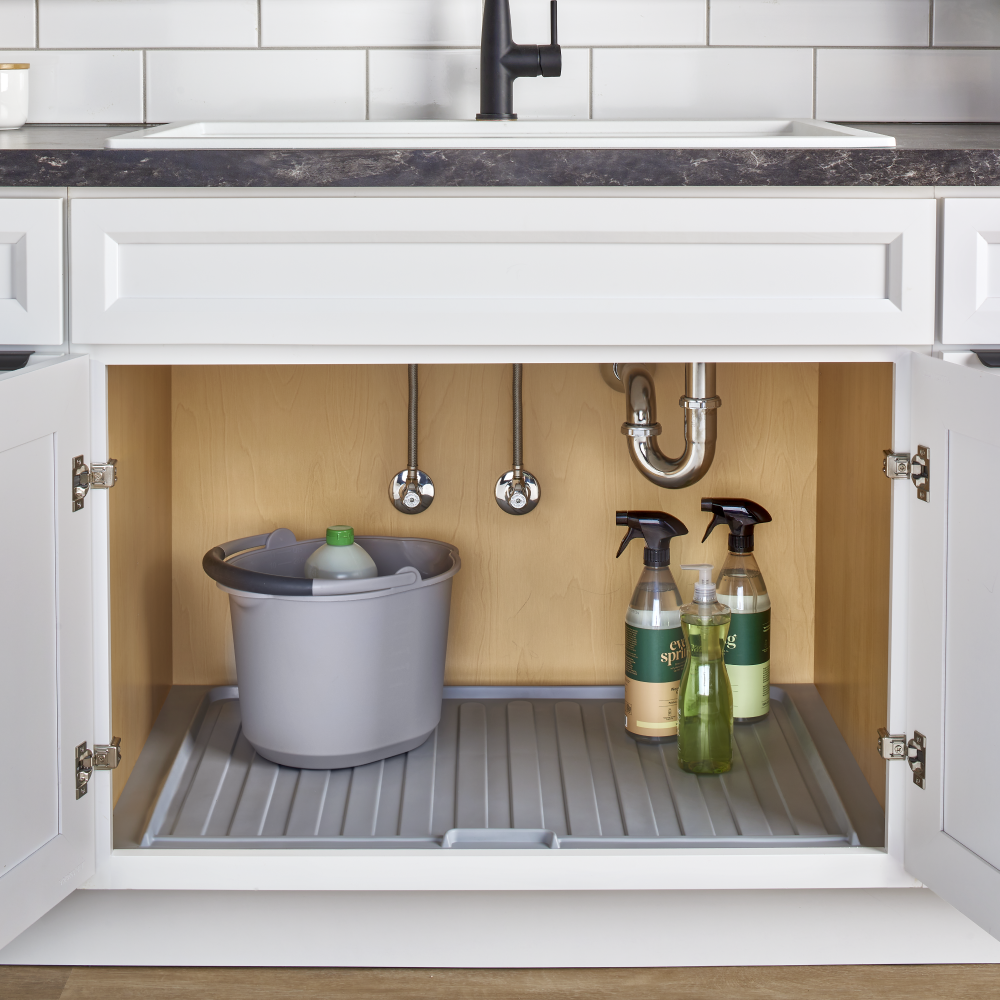 Trimmable Flexible Sink Base Drip Tray (33-36)