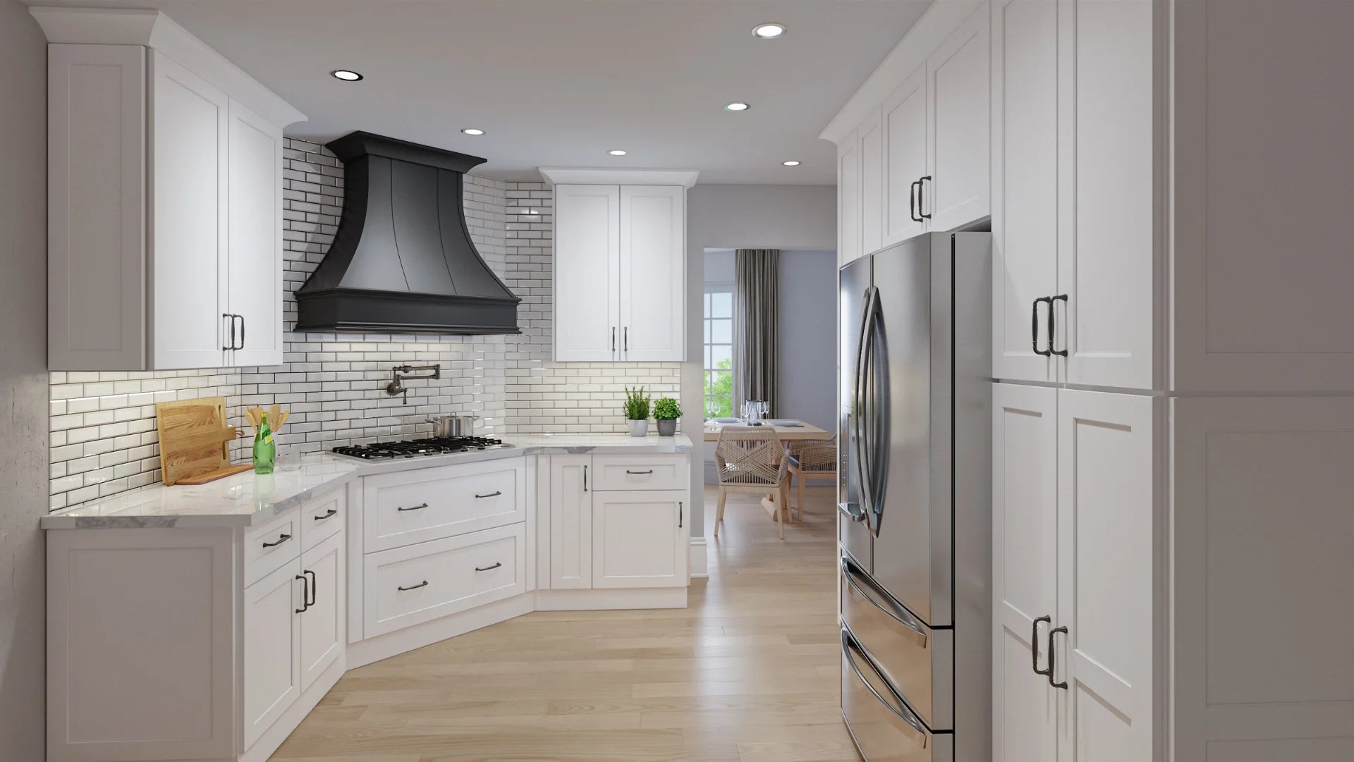 Shaker White 20.5" x 29" Decorative End Panel (VDEP)