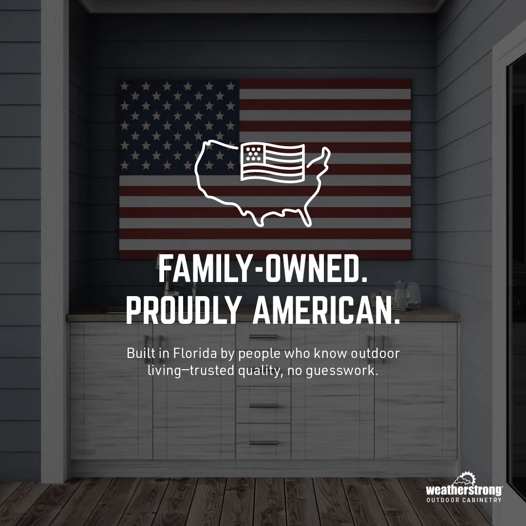 Outdoor Kitchen Island – 6ft 8in – Grill Package A