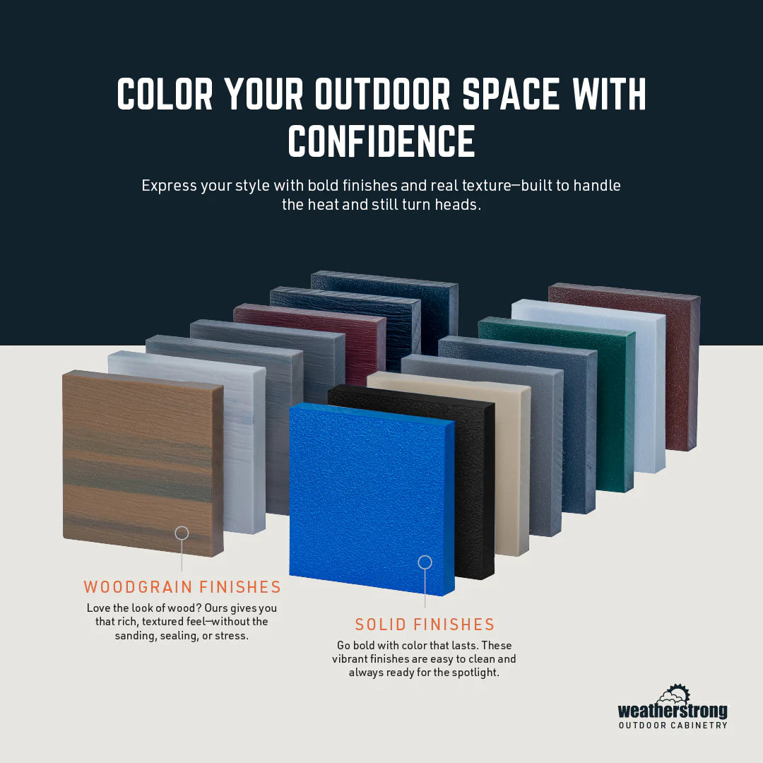 Outdoor Kitchen Island – 6ft 8in – Grill Package A