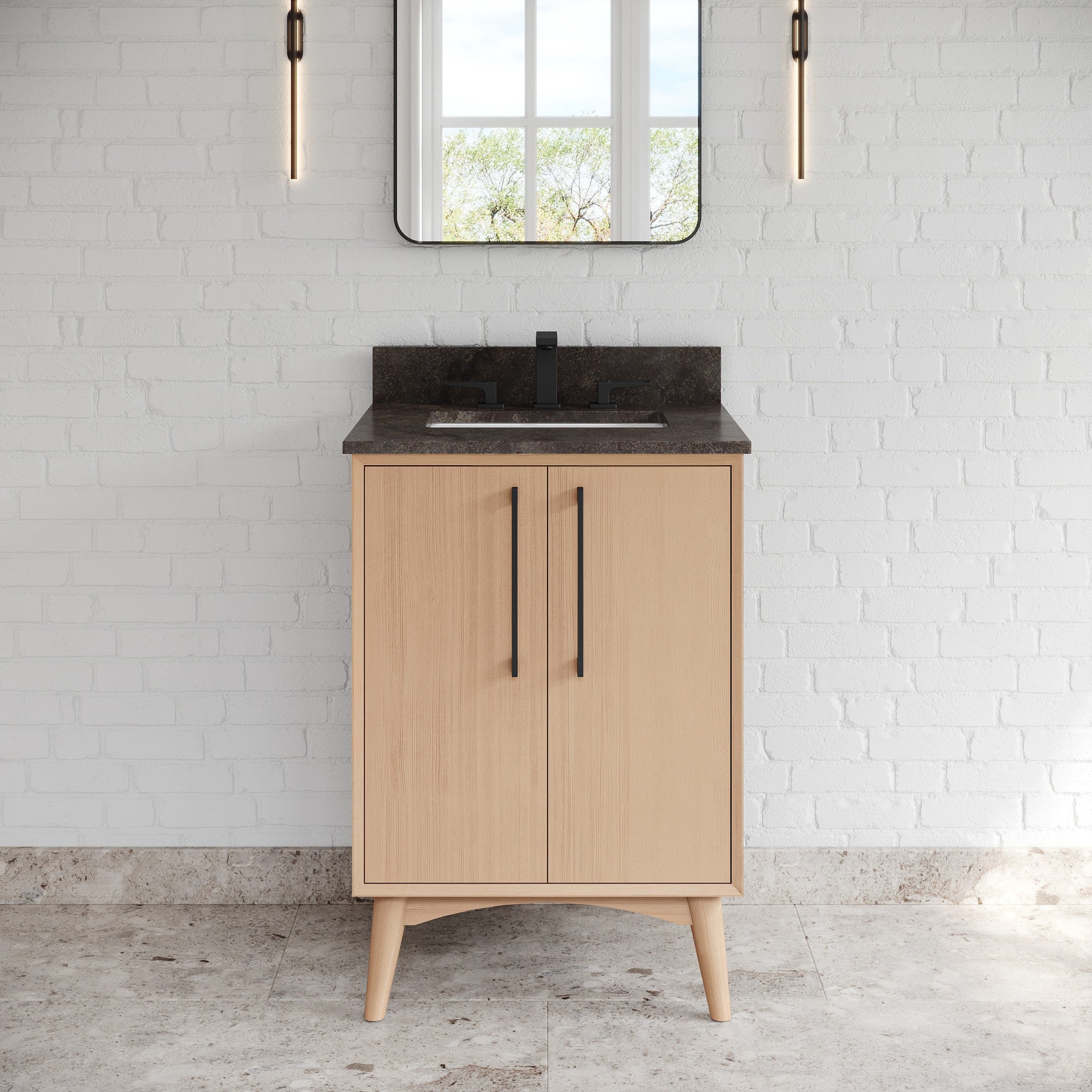 24" Dashwood Vanity – Natural Oak