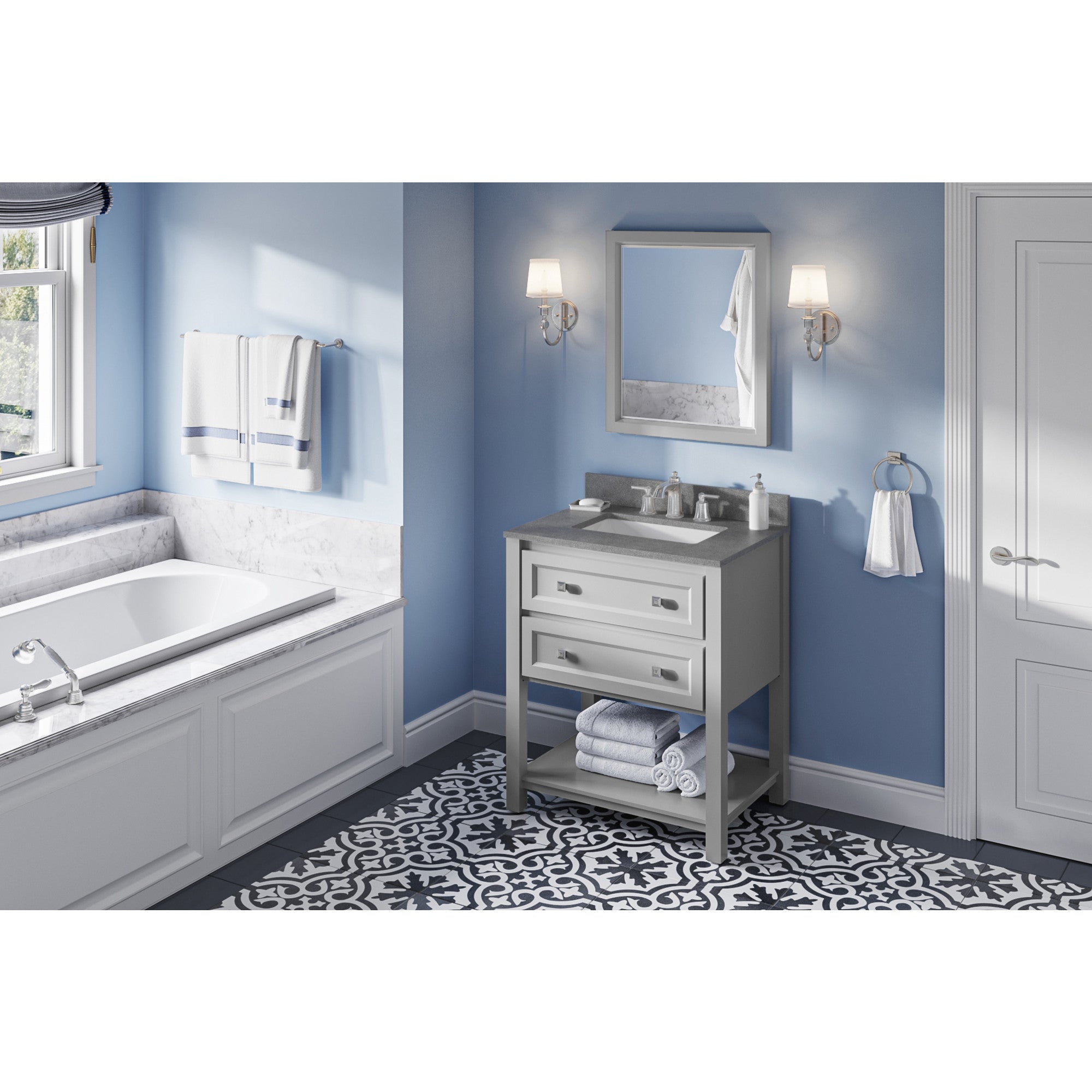 30" Adler Vanity – Grey