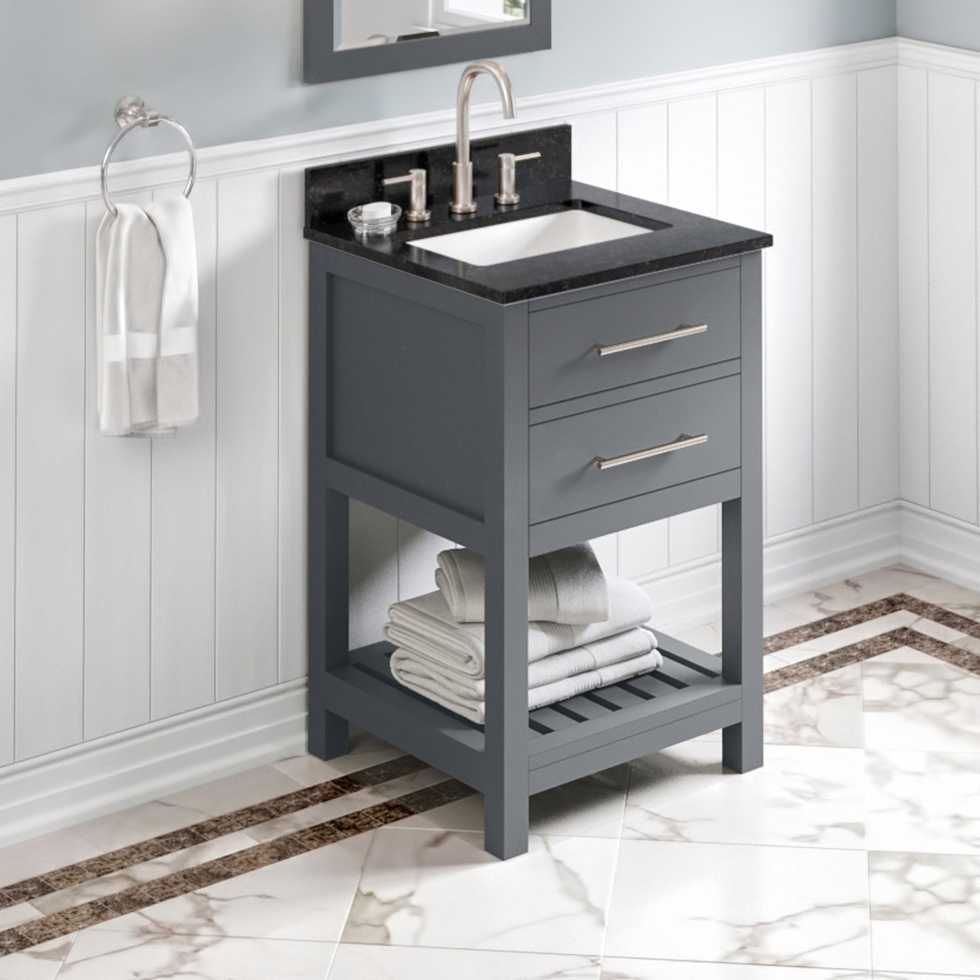 24" Wavecrest Vanity – Grey