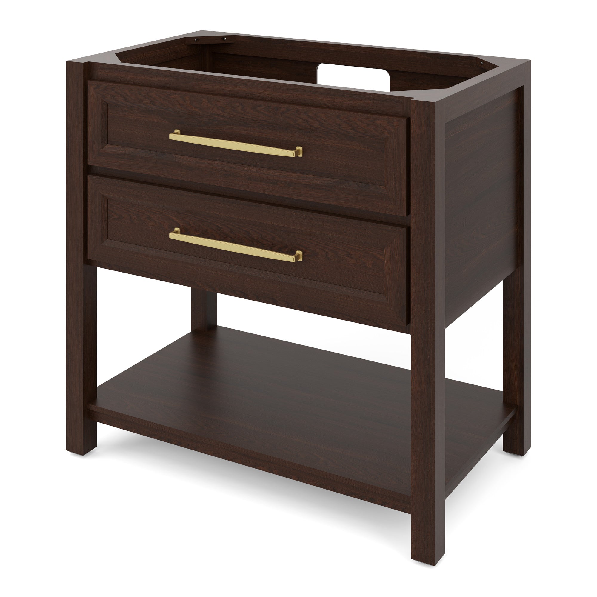 36" Kipling Vanity – Dark Walnut