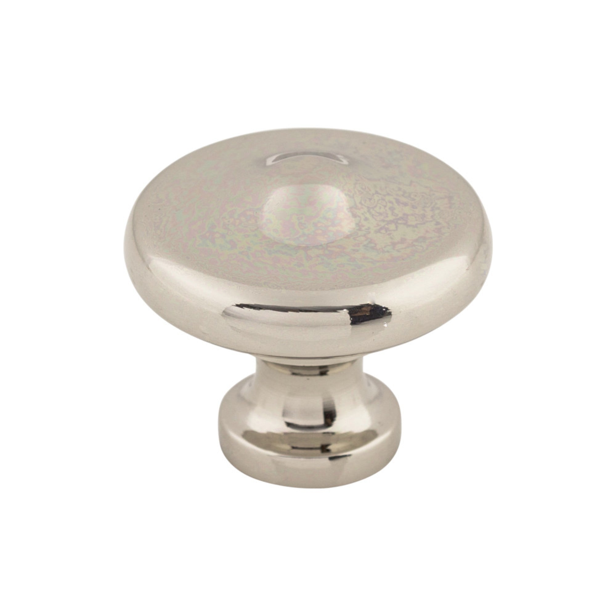 Peak 1 5/16" Diameter Round Knob - Polished Nickel