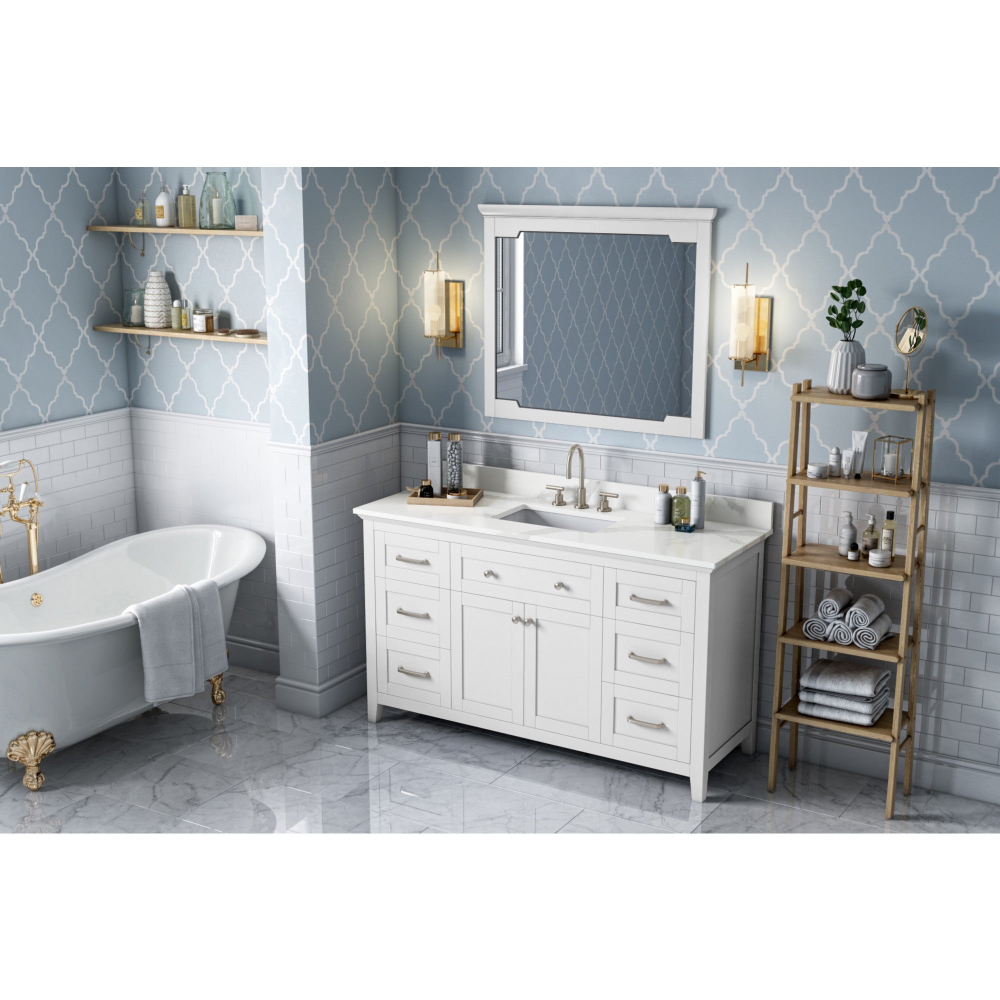 60" Chatham Vanity – White