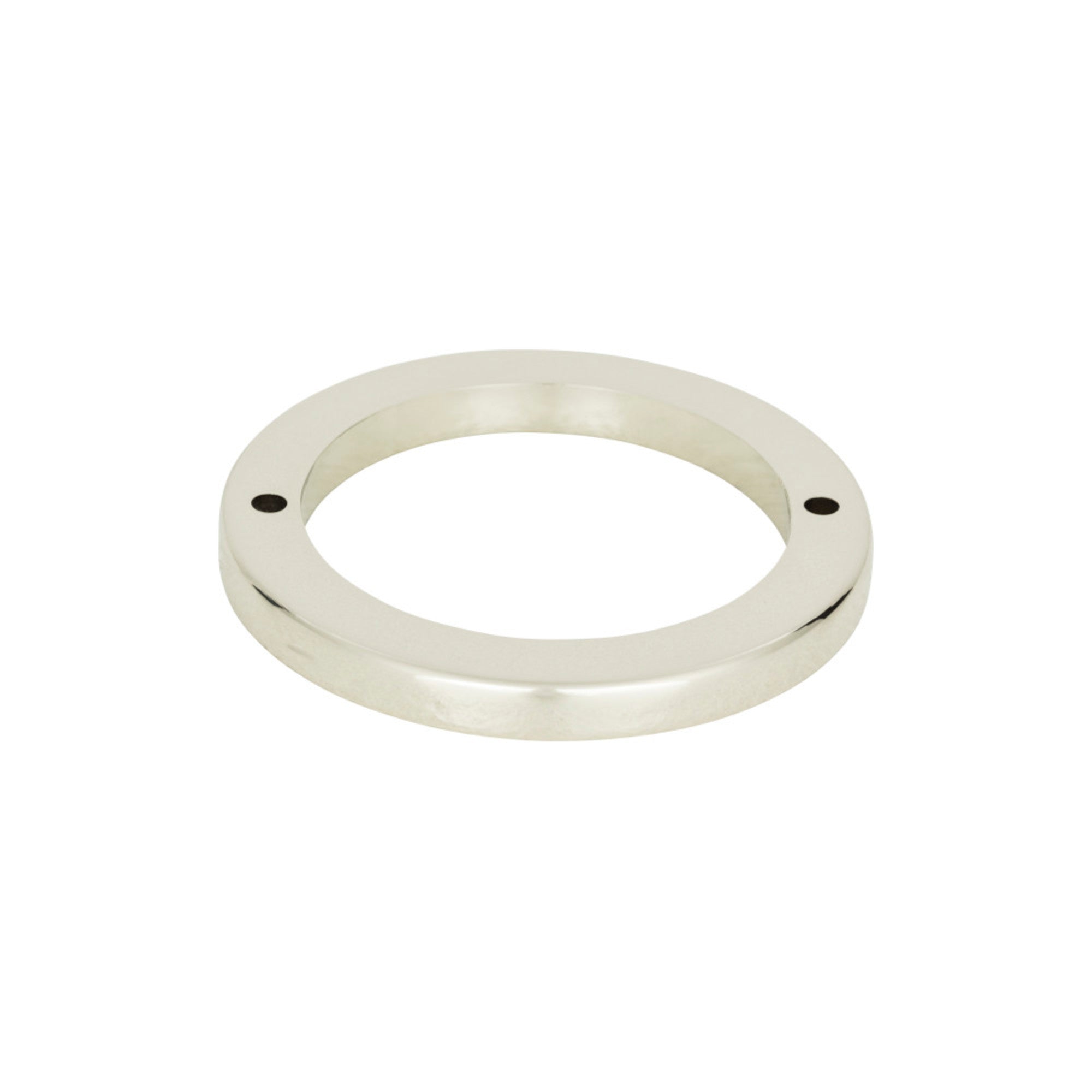 Tableau Round 2 1/2" Center to Center Pull Backplate - Polished Nickel