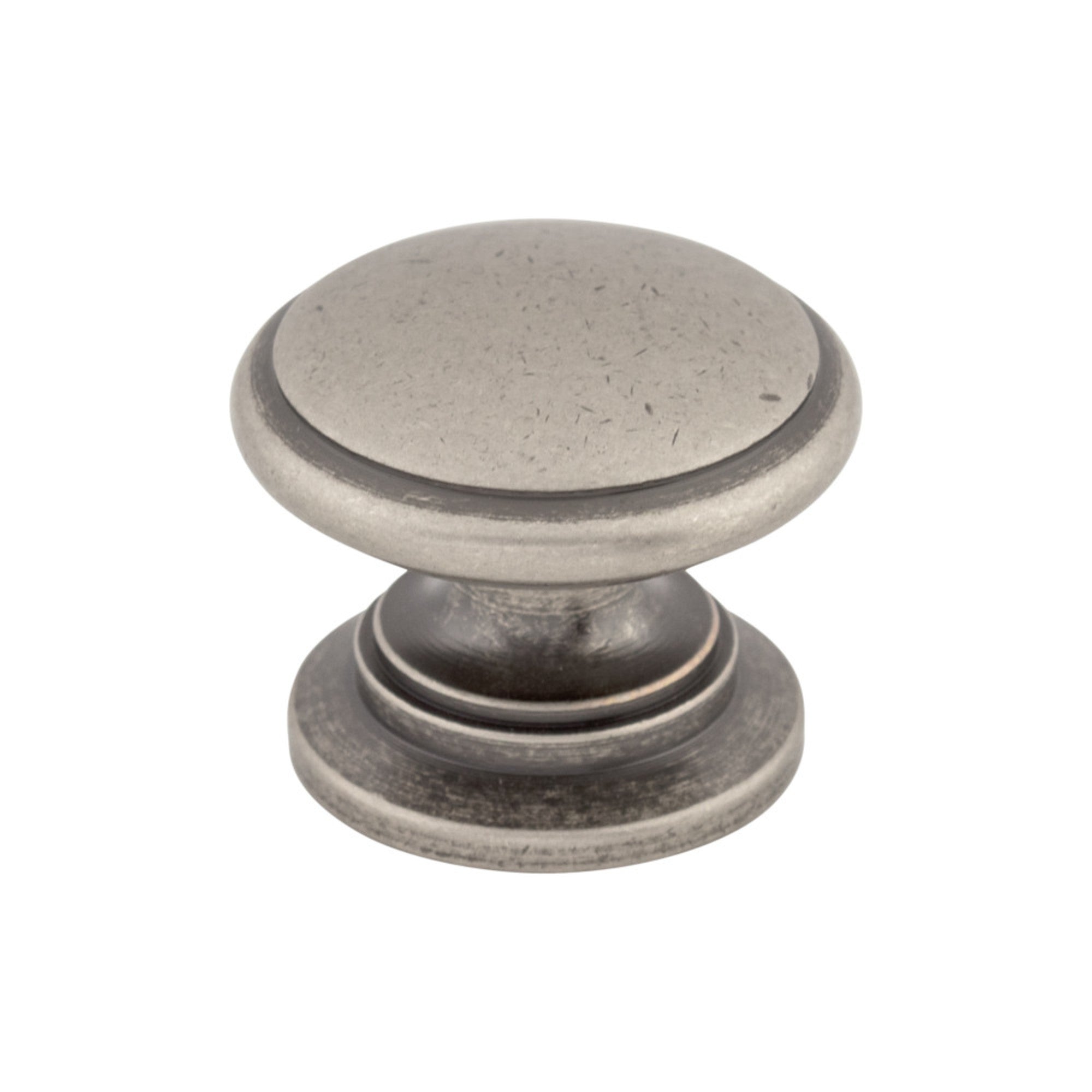 Ray Round Knob - Pewter Antique