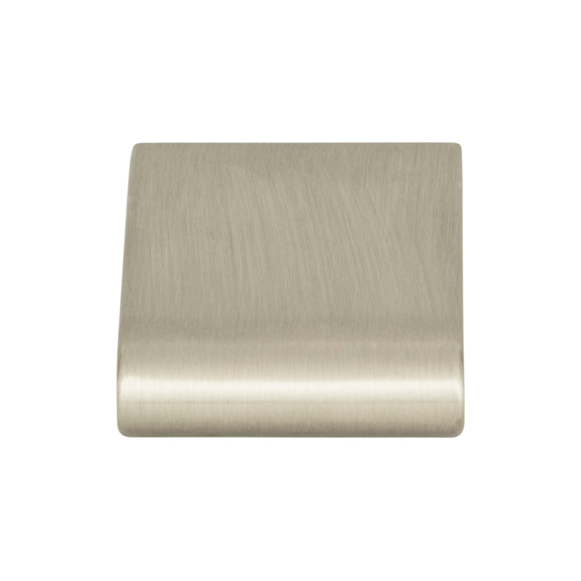 Round Rail Round Knob - Brushed Nickel
