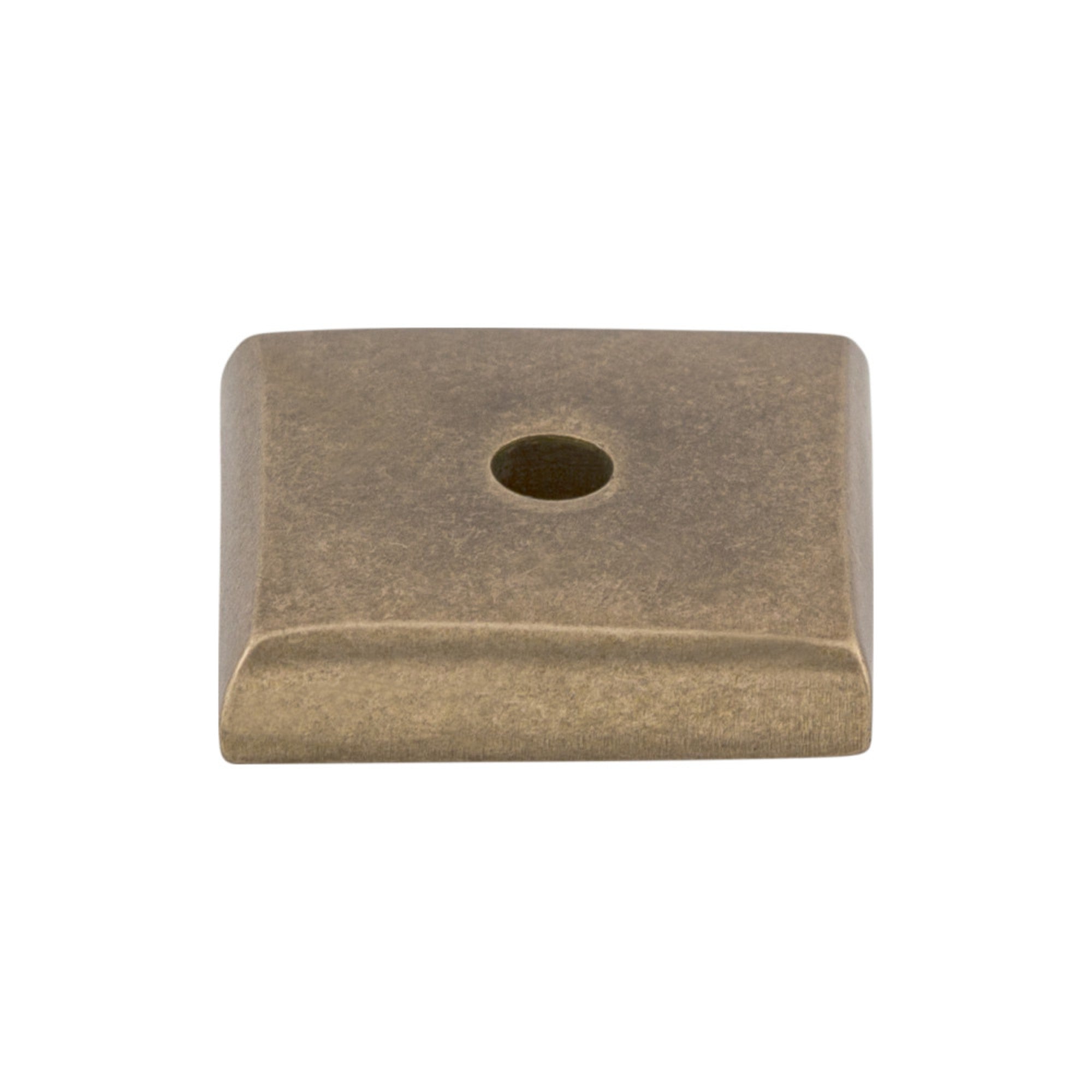 Aspen Square Knob Backplate - Light Bronze