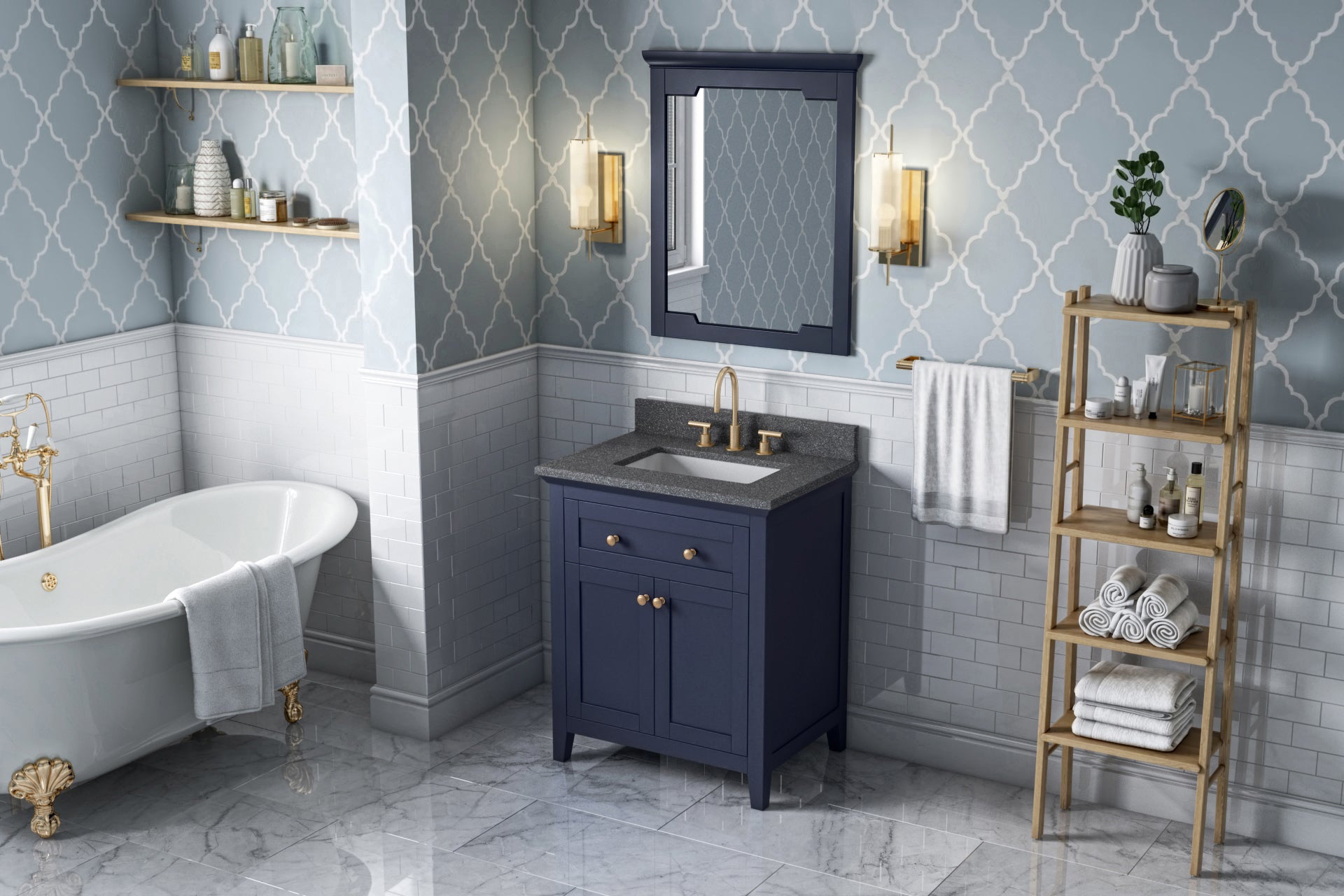 30" Chatham Vanity – Hale Blue