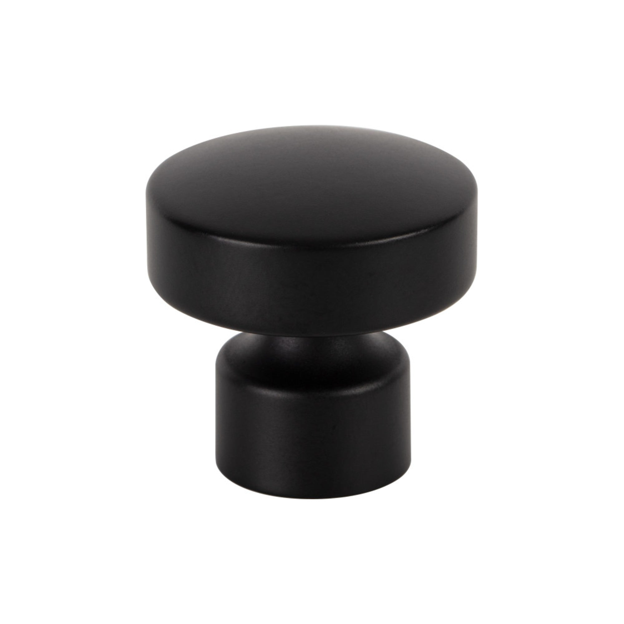 Lennox Mushroom Knob - Matte Black