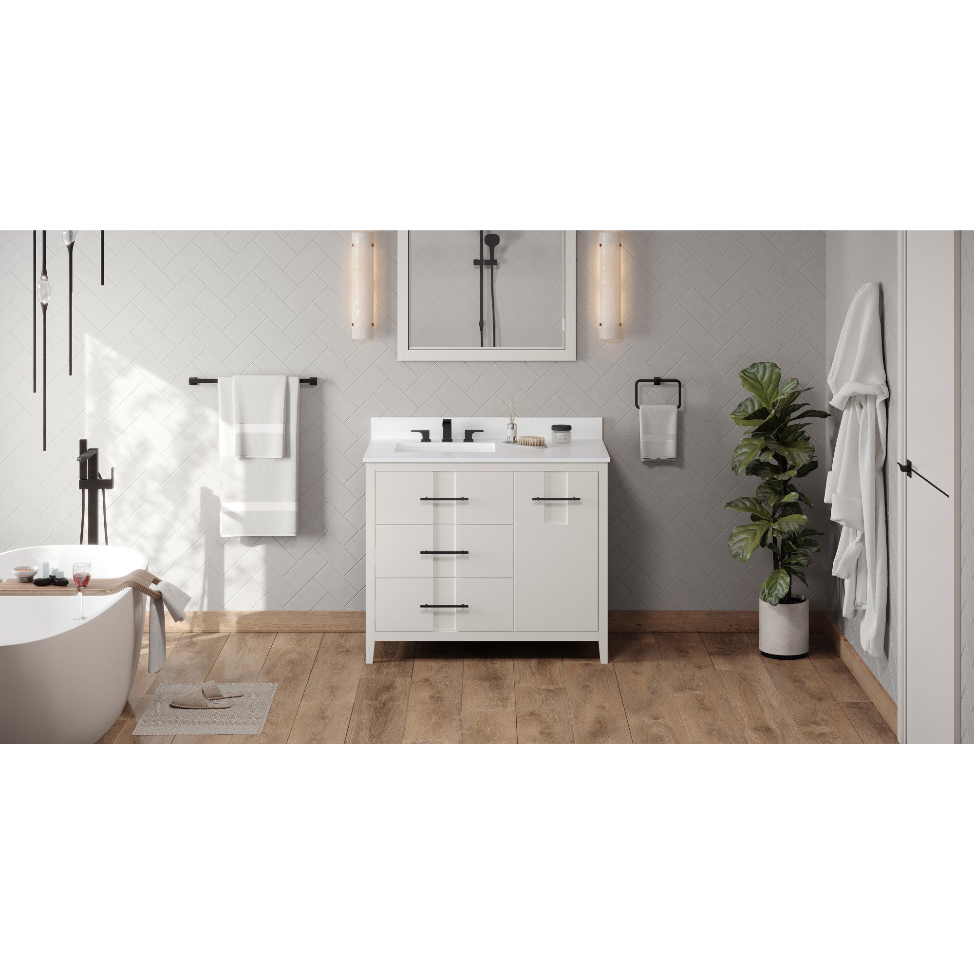 42" Katara Vanity – Left Offset