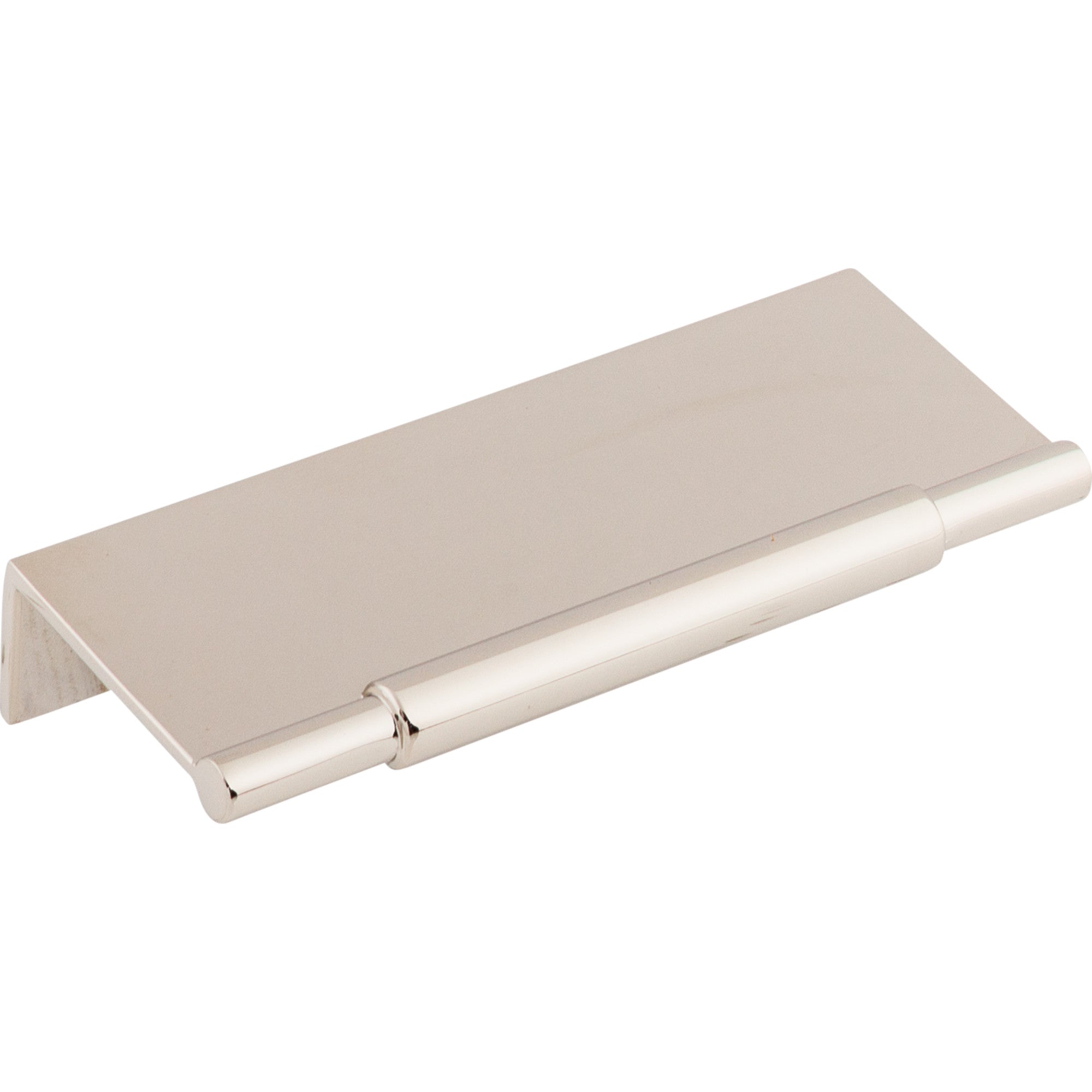 Crestview 3" Center to Center Finger Pull - Polished Nickel