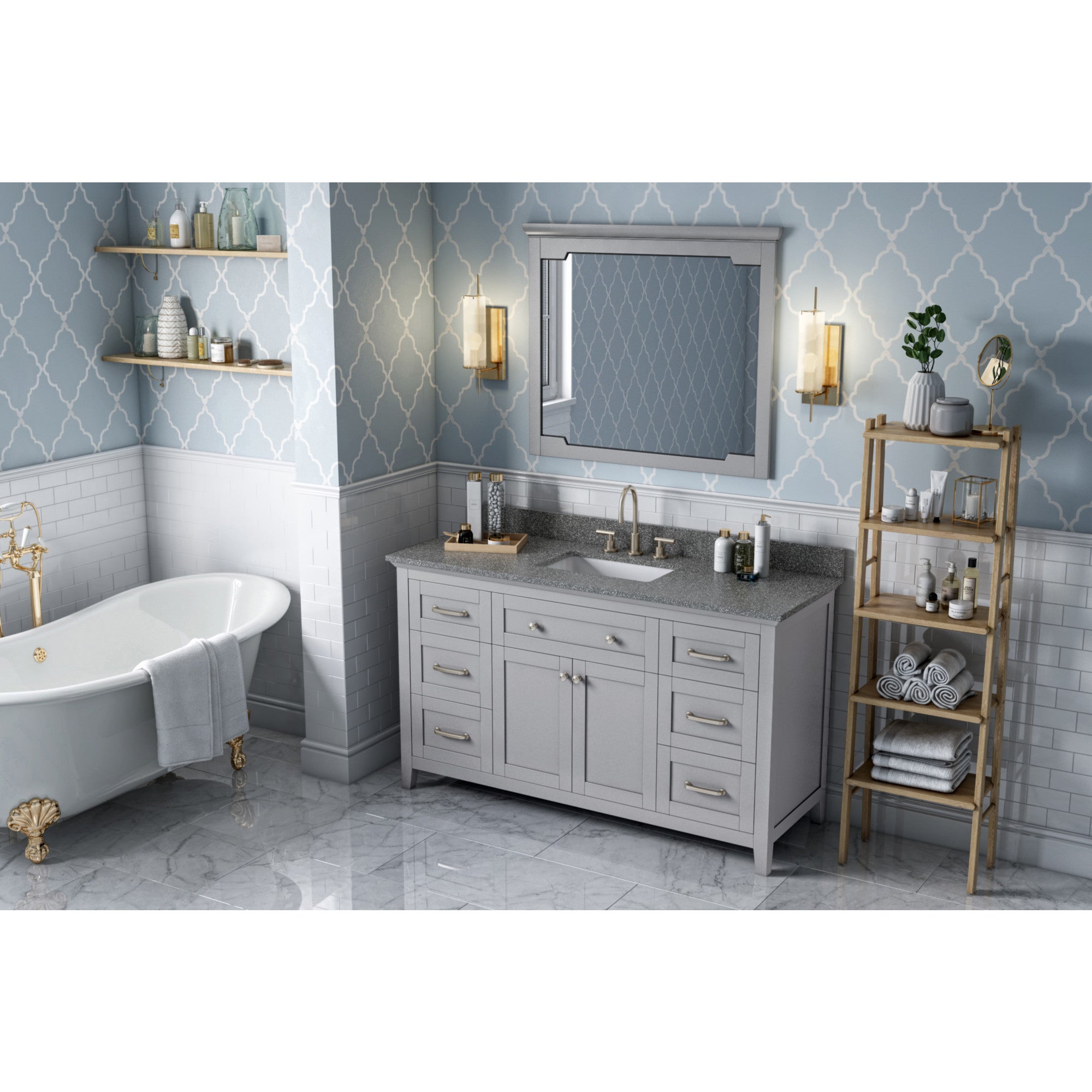 60" Chatham Vanity – Grey