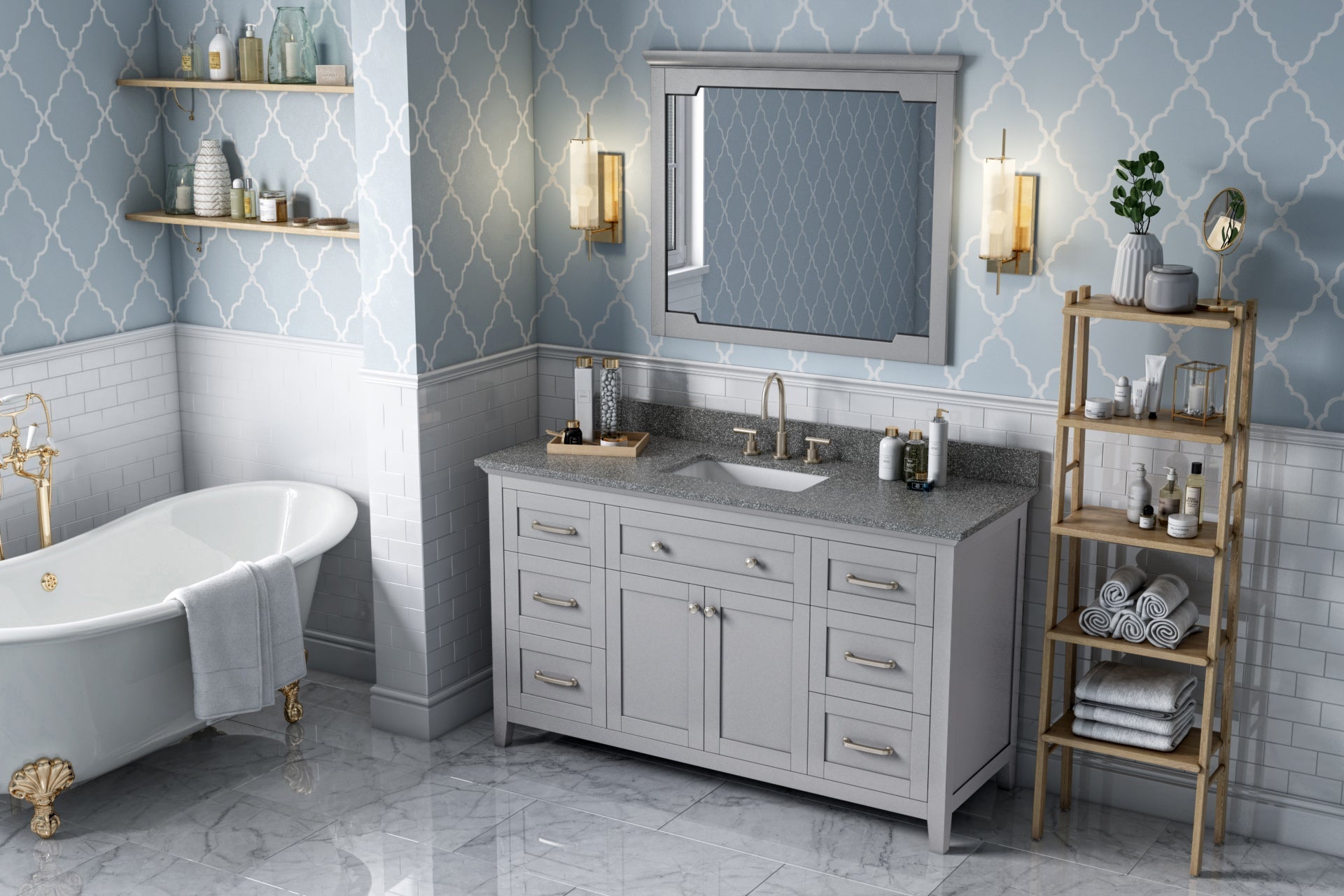 60" Chatham Vanity – Grey