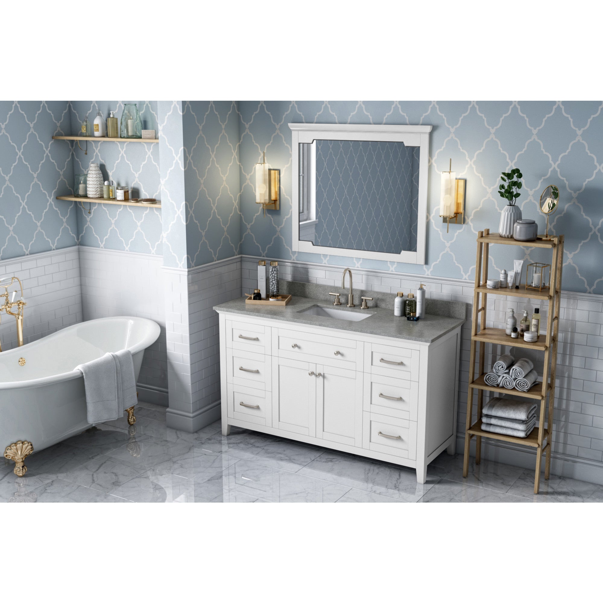 60" Chatham Vanity – White