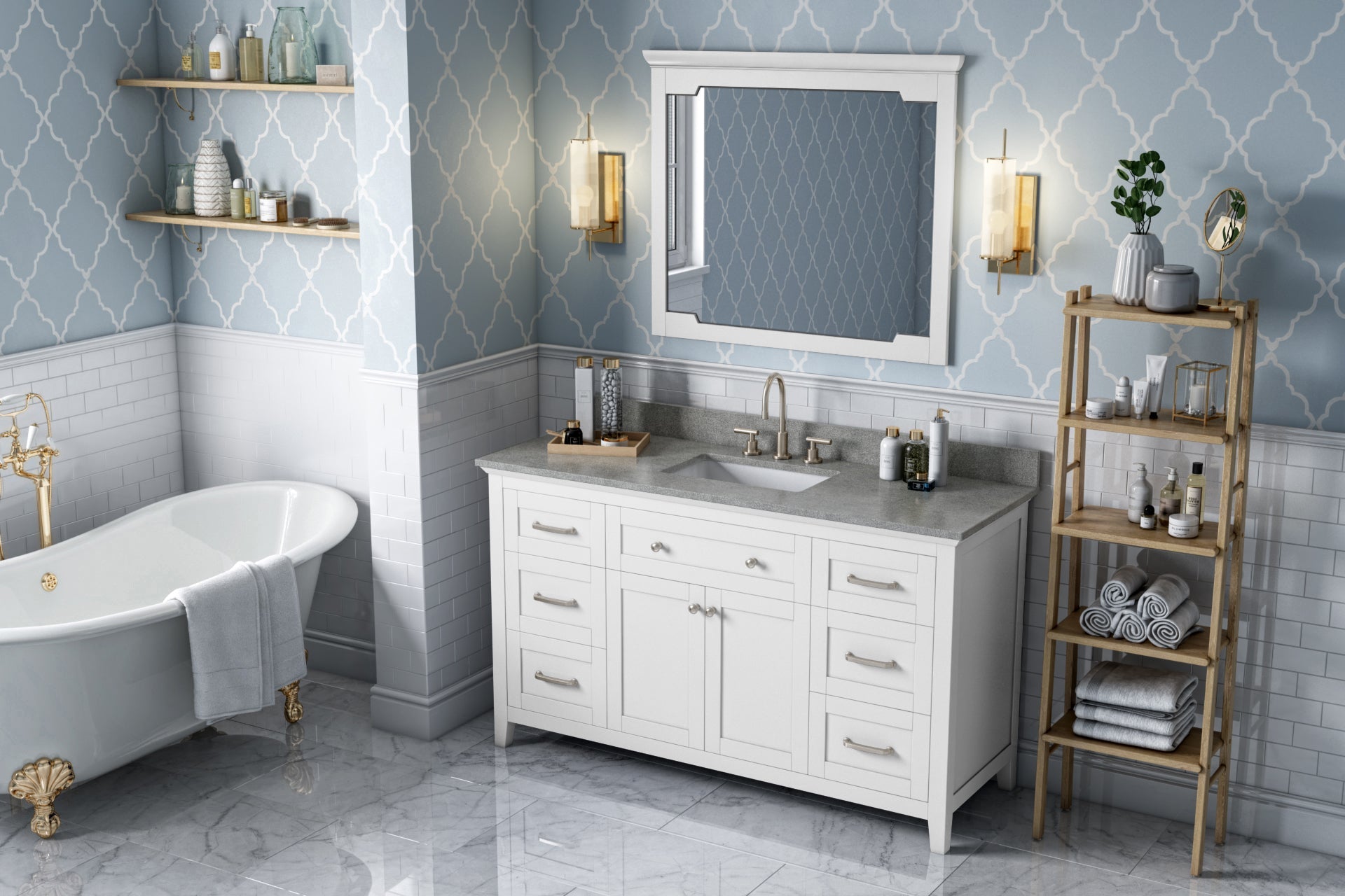 60" Chatham Vanity – White