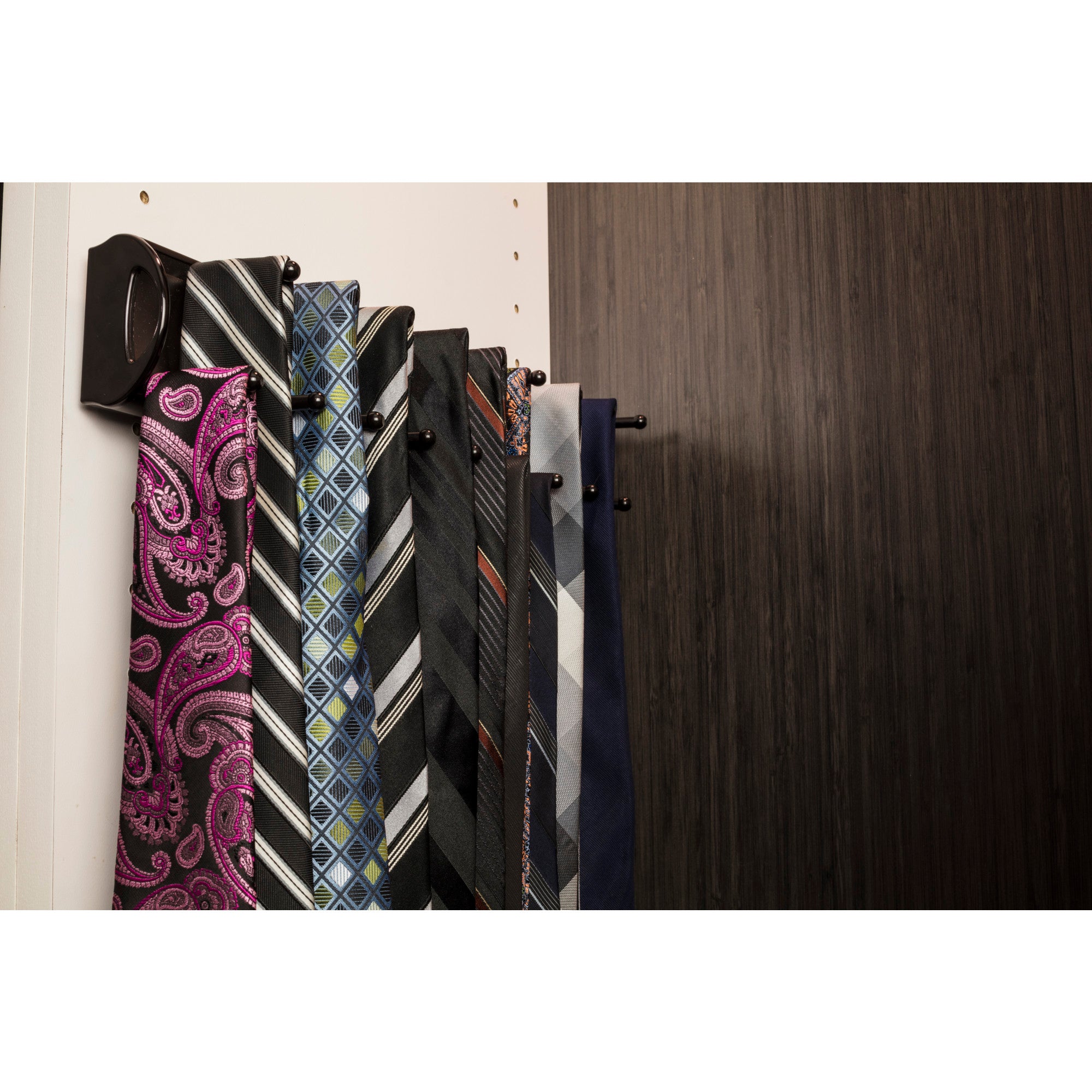 Satin Nickel 14" Tie Rack
