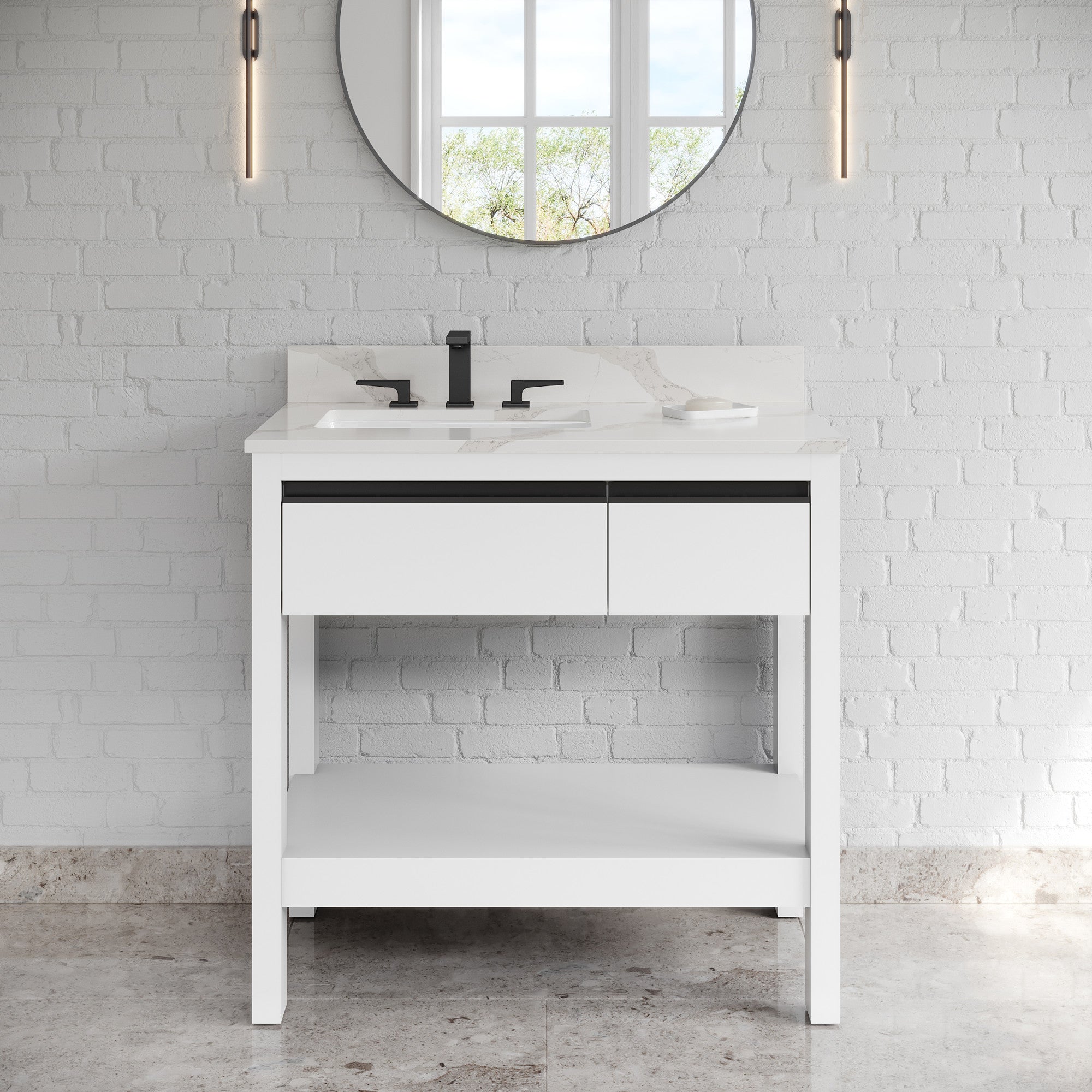 36" Jubilee Vanity – White