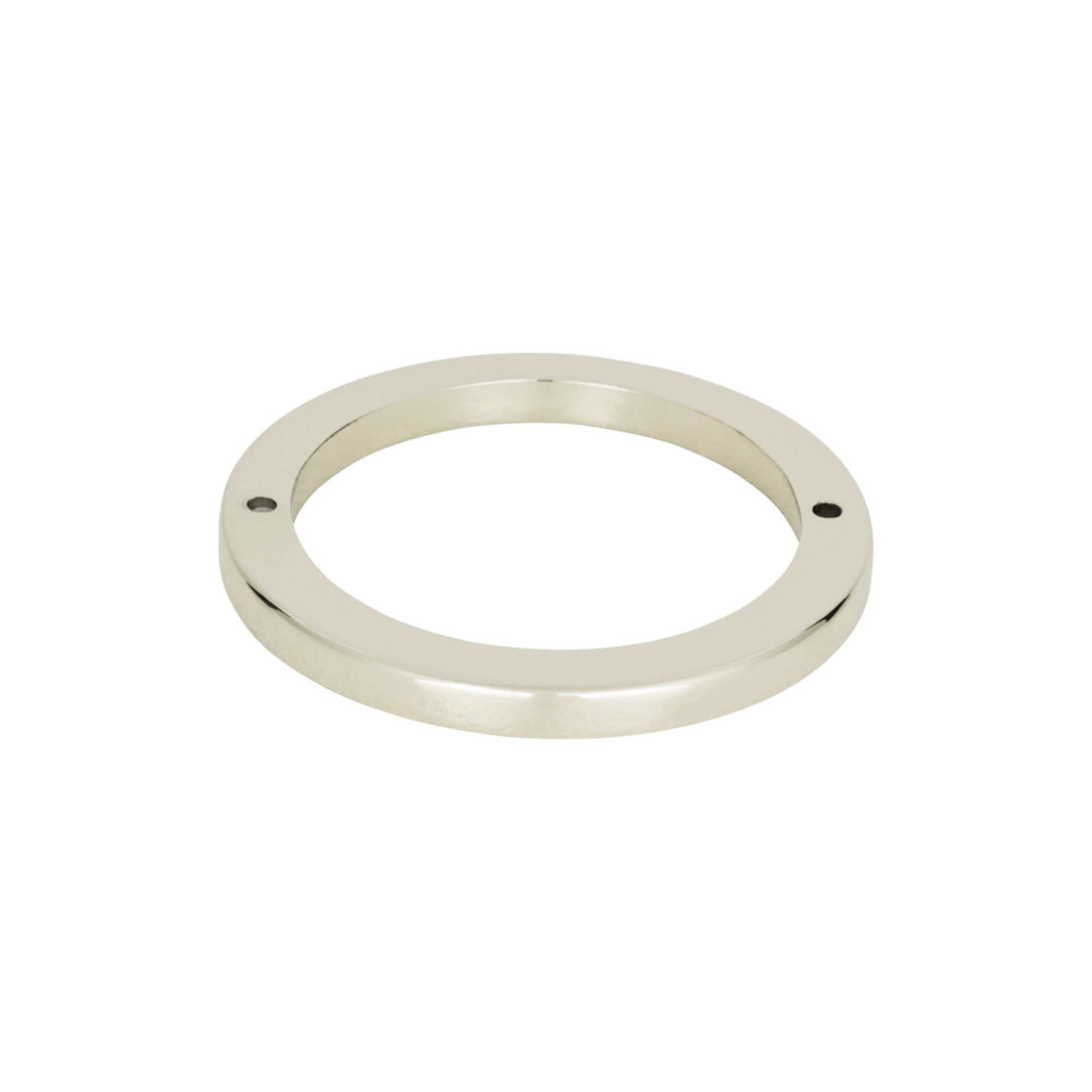 Tableau Round 3" Center to Center Pull Backplate - Polished Nickel