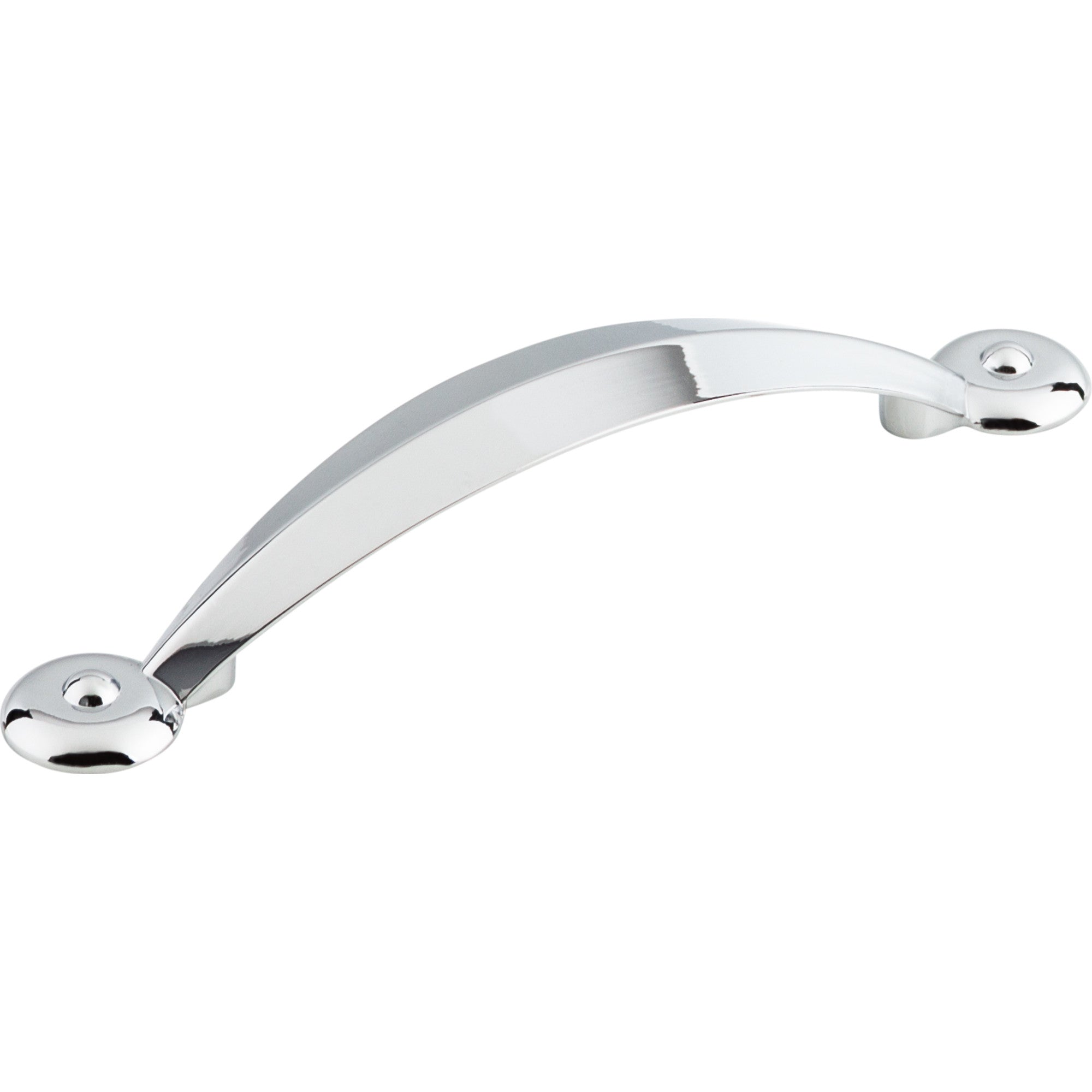 Angle 3 3/4" Center to Center Bar Pull - Polished Chrome