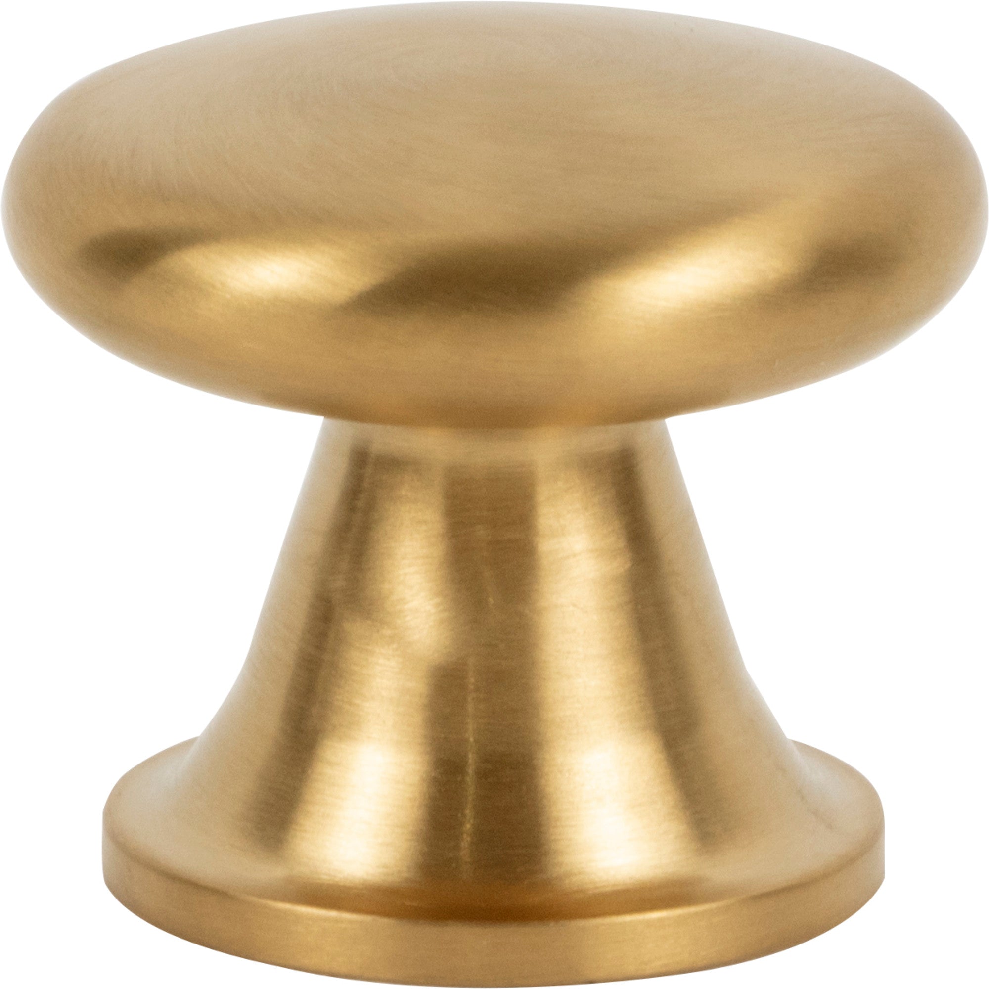 Burbank Mushroom Knob - Matte Gold