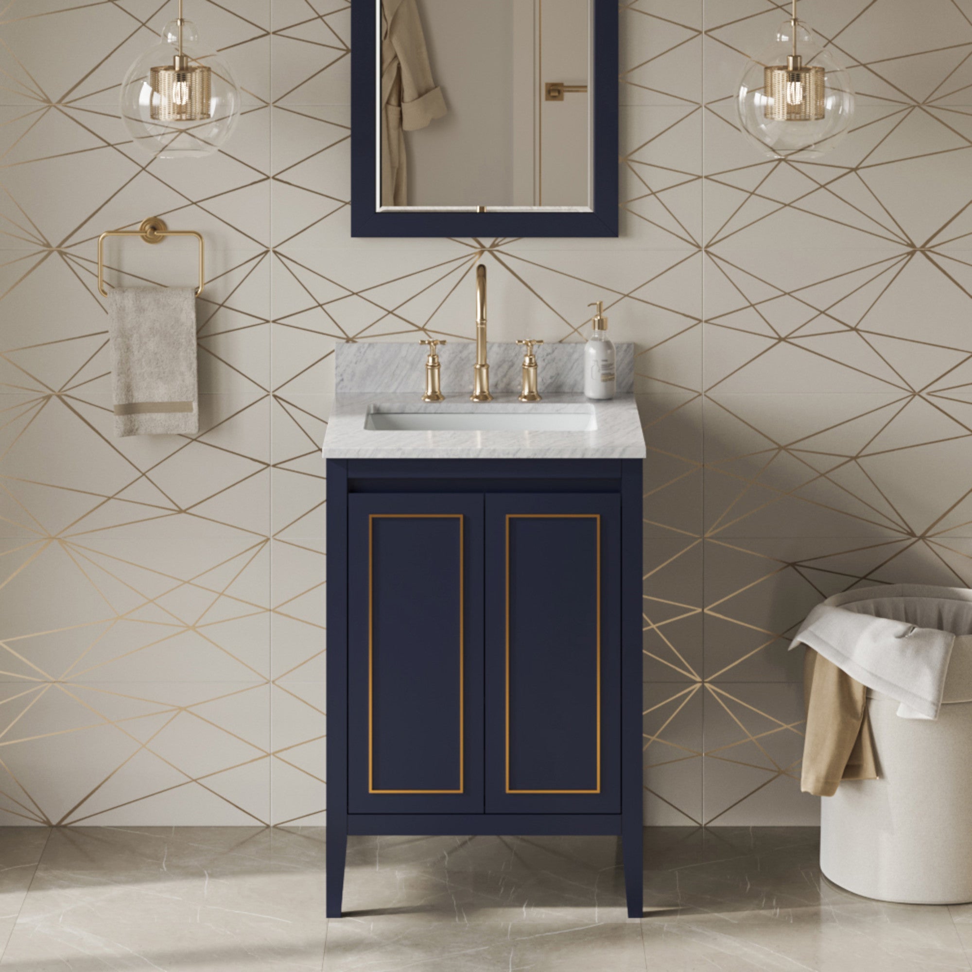 24" Percival Vanity – Hale Blue