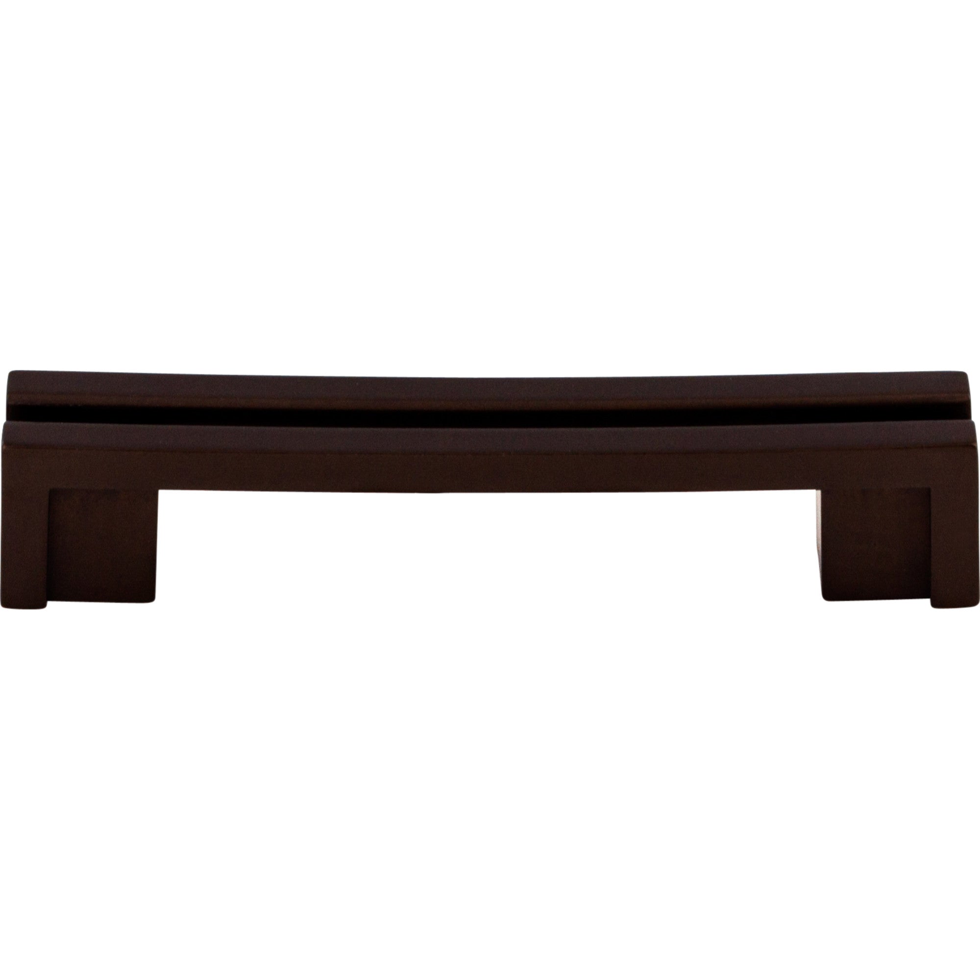 Flat Rail 3 1/2" Center to Center Bar Pull - Oil Rubbed Bronze