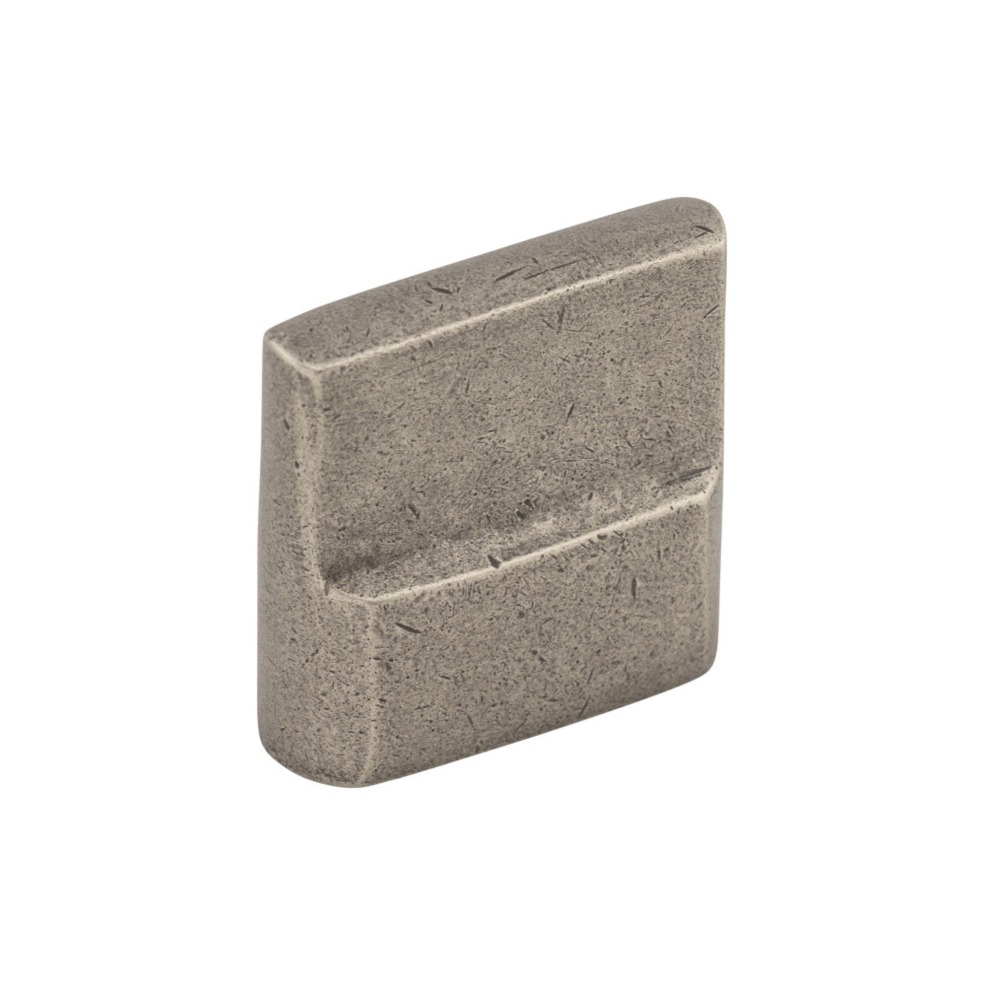 Aspen Flat Sided 7/8" Center to Center Rectangle Knob - Silicon Bronze Light