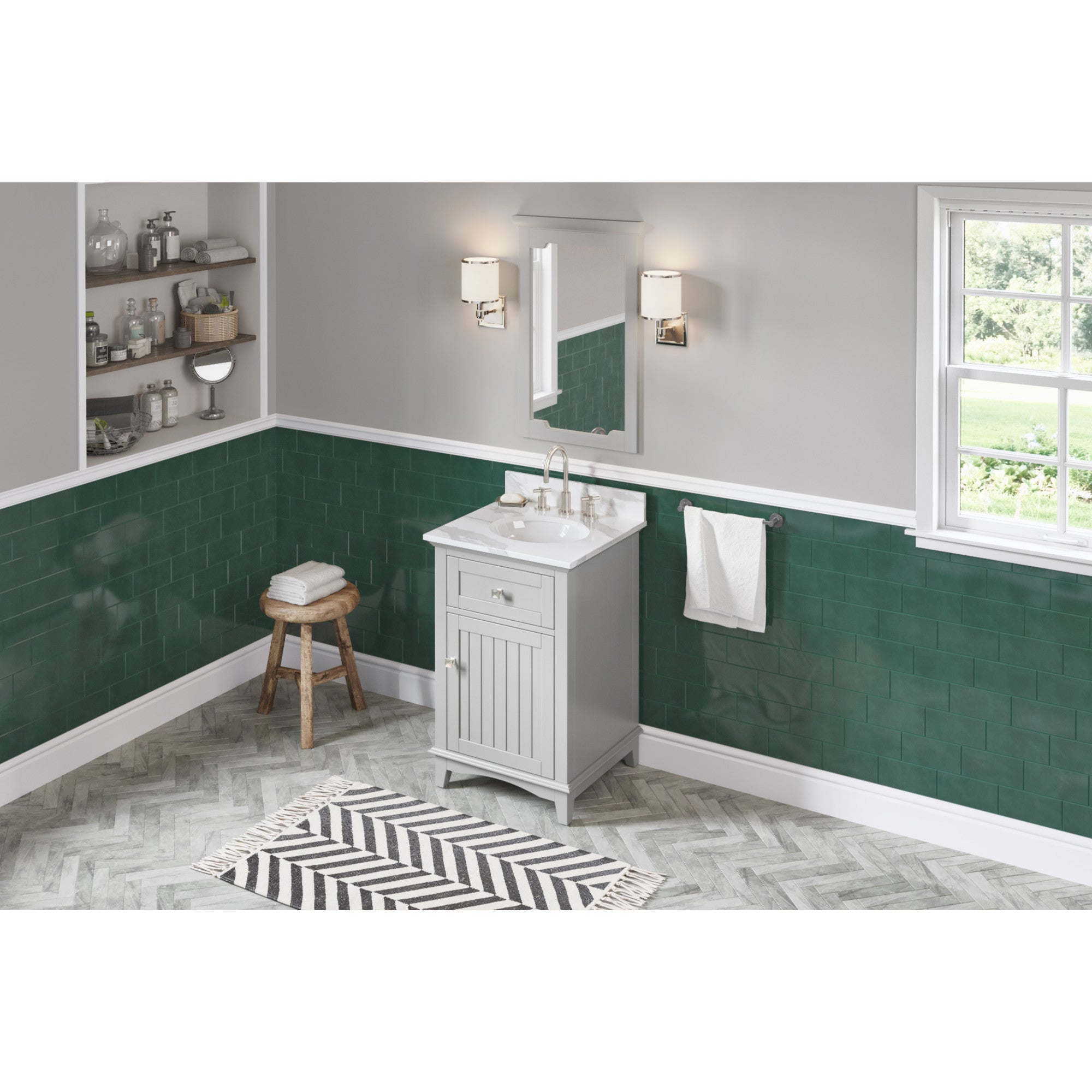 24" Savino Vanity – Grey