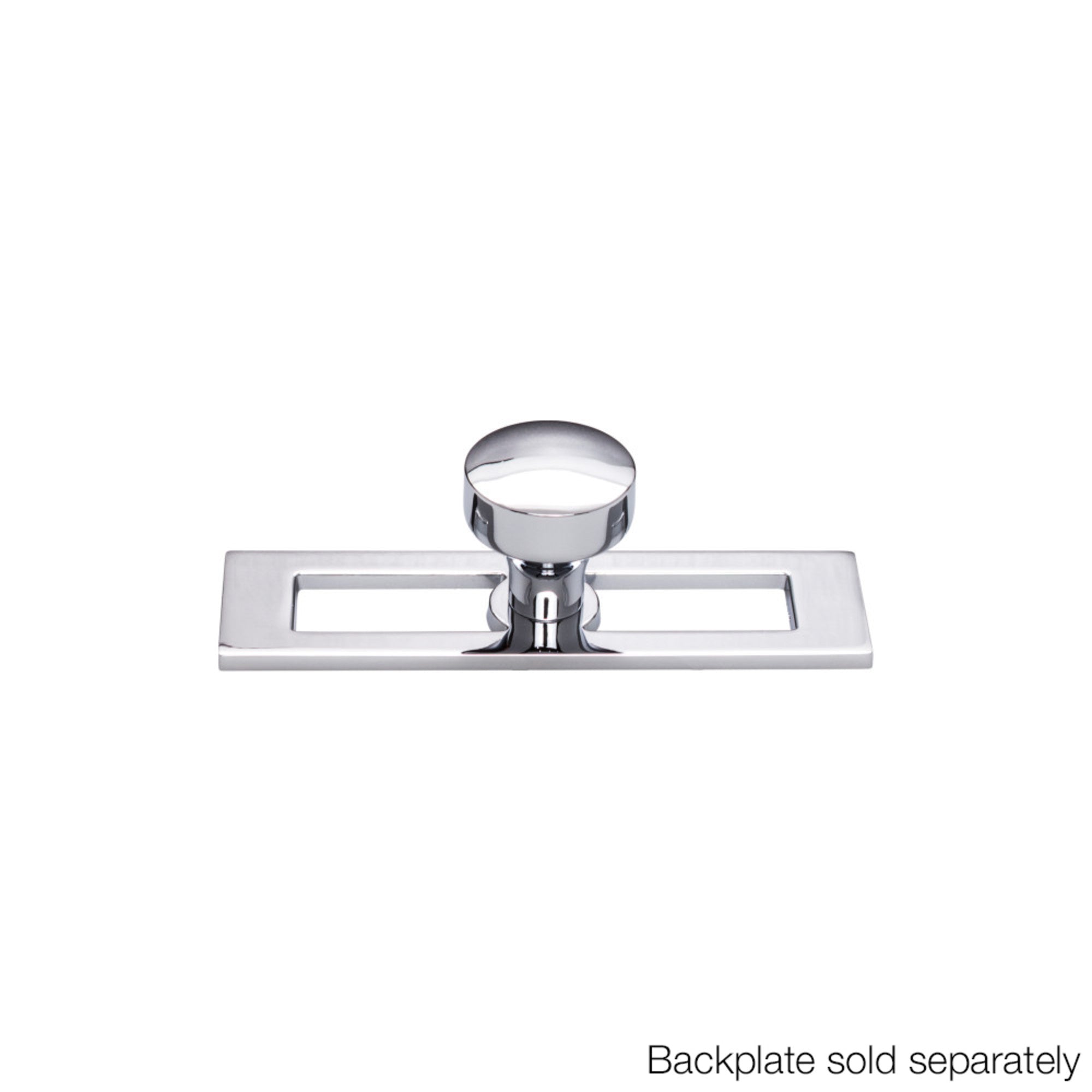 Kinney 1 1/8" Diameter Round Knob - Polished Chrome