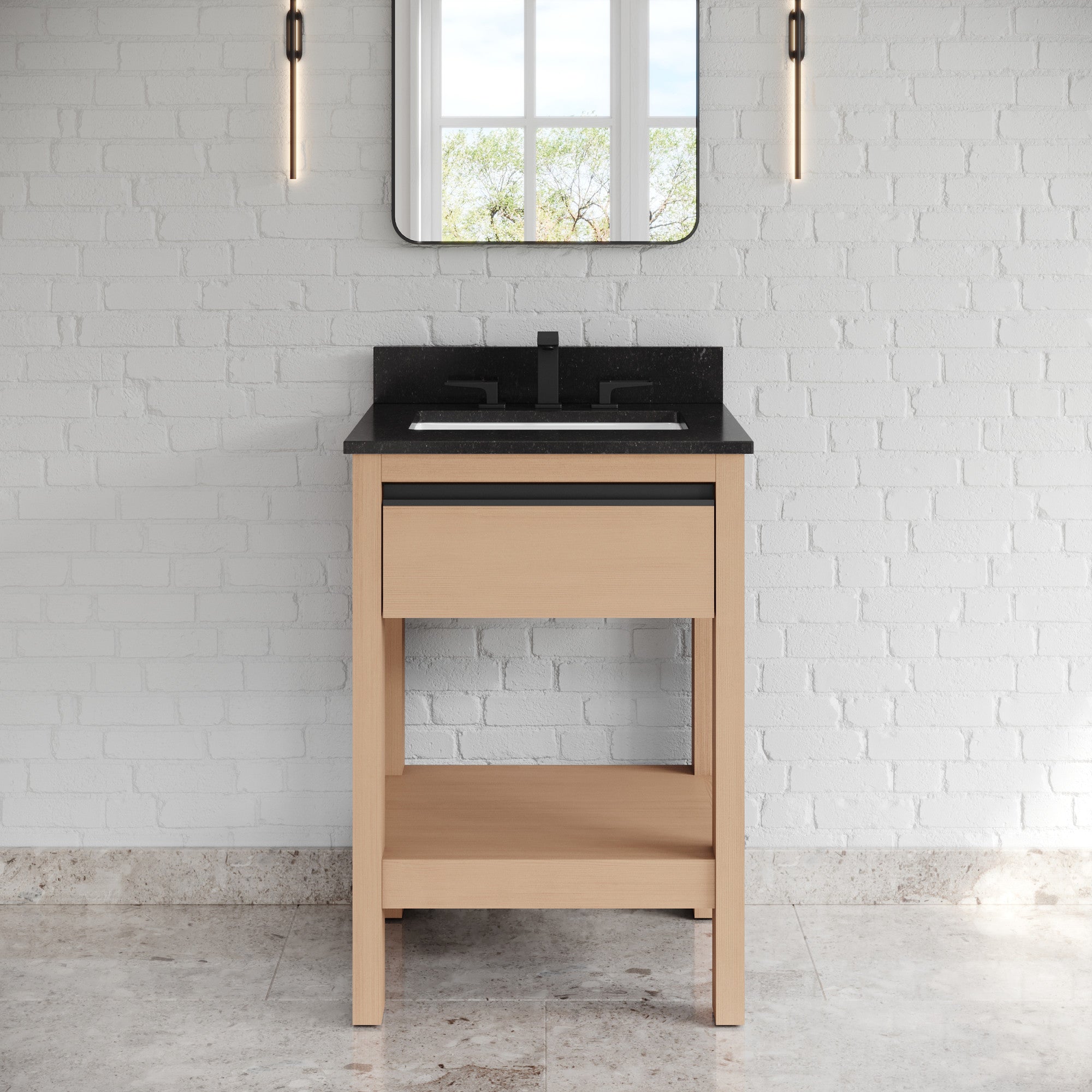 24" Jubilee Vanity – Natural Oak