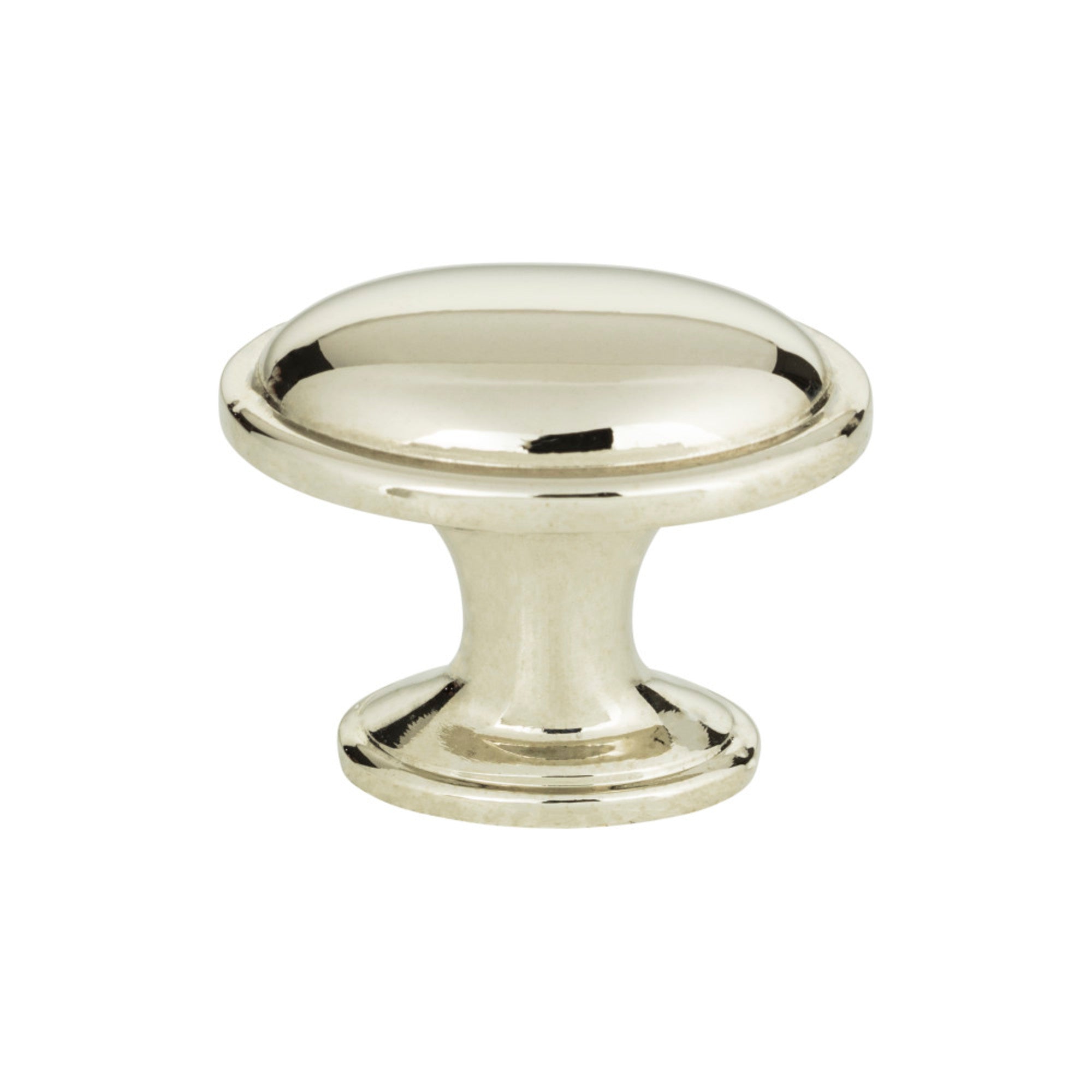 Austen Oval Knob - Polished Nickel