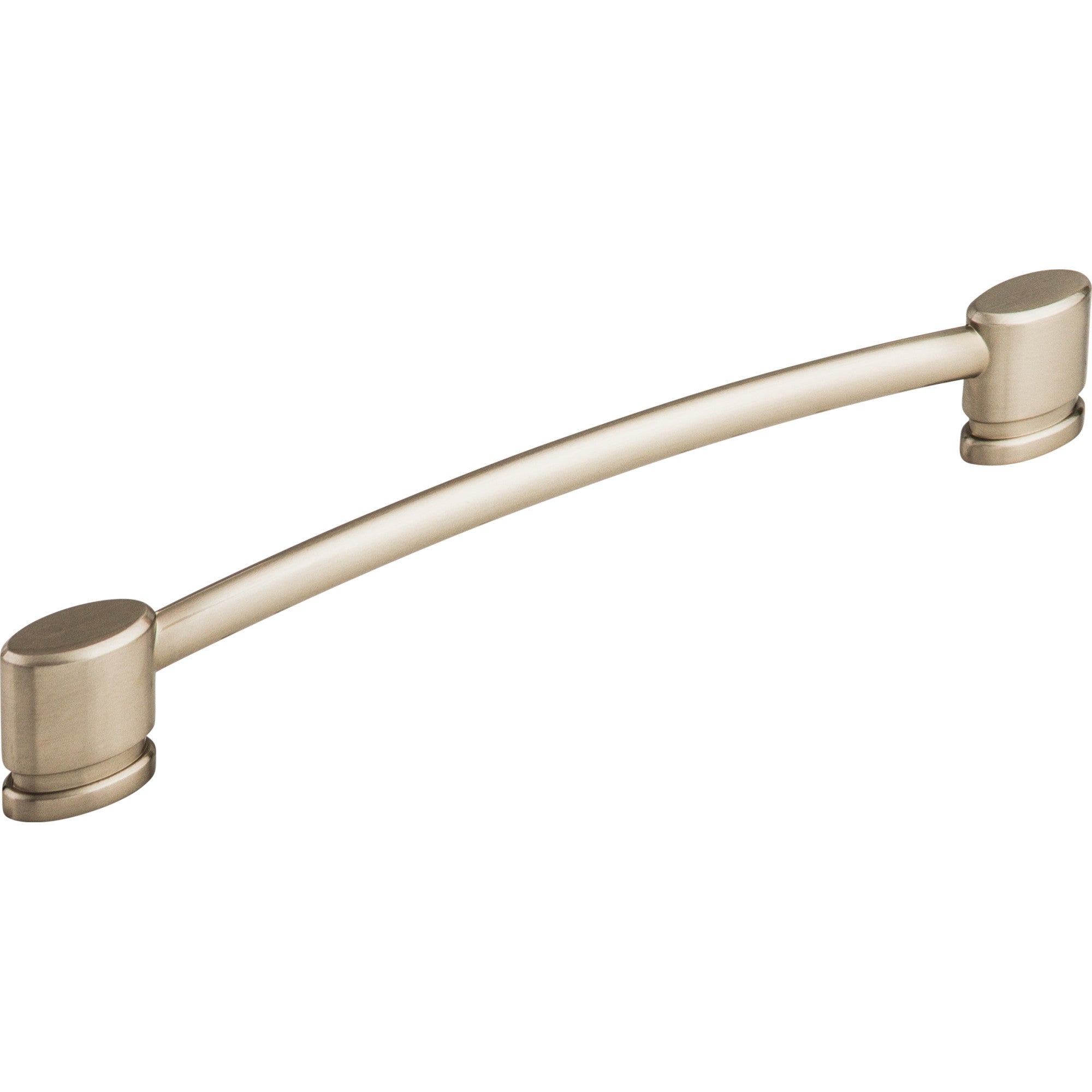 Oval Thin 7" Center to Center Bar Pull - Brushed Satin Nickel