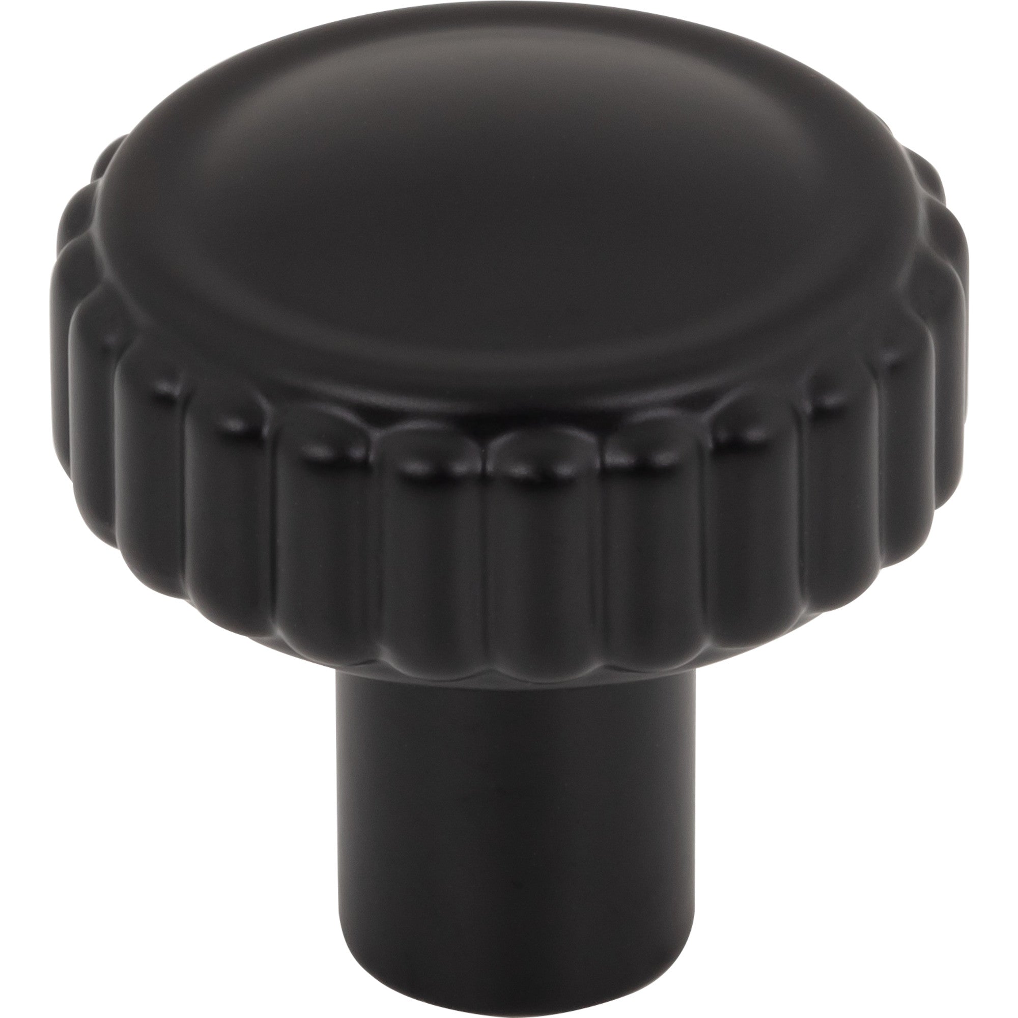 Holden 1 1/4" Length Mushroom Knob - Flat Black