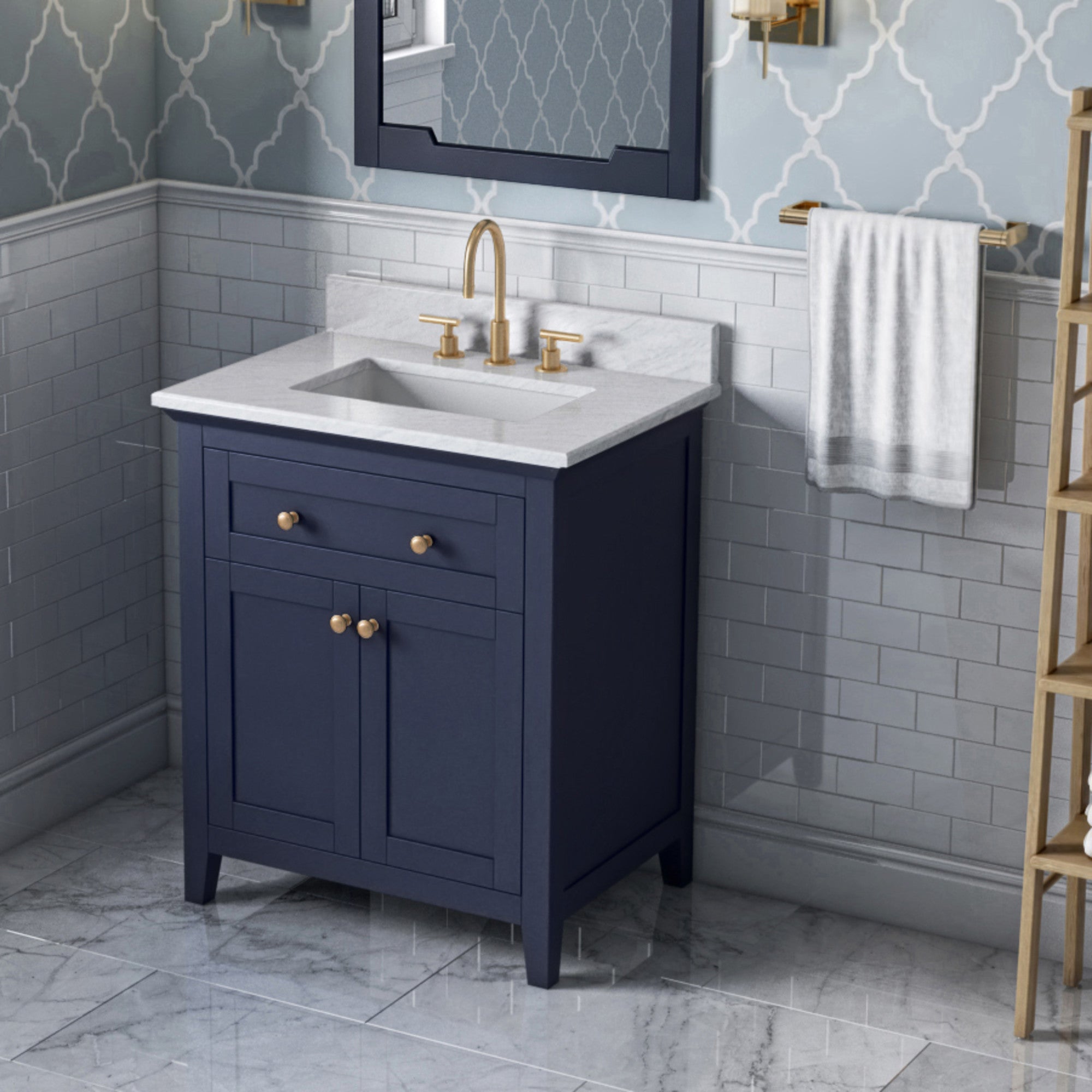 30" Chatham Vanity – Hale Blue