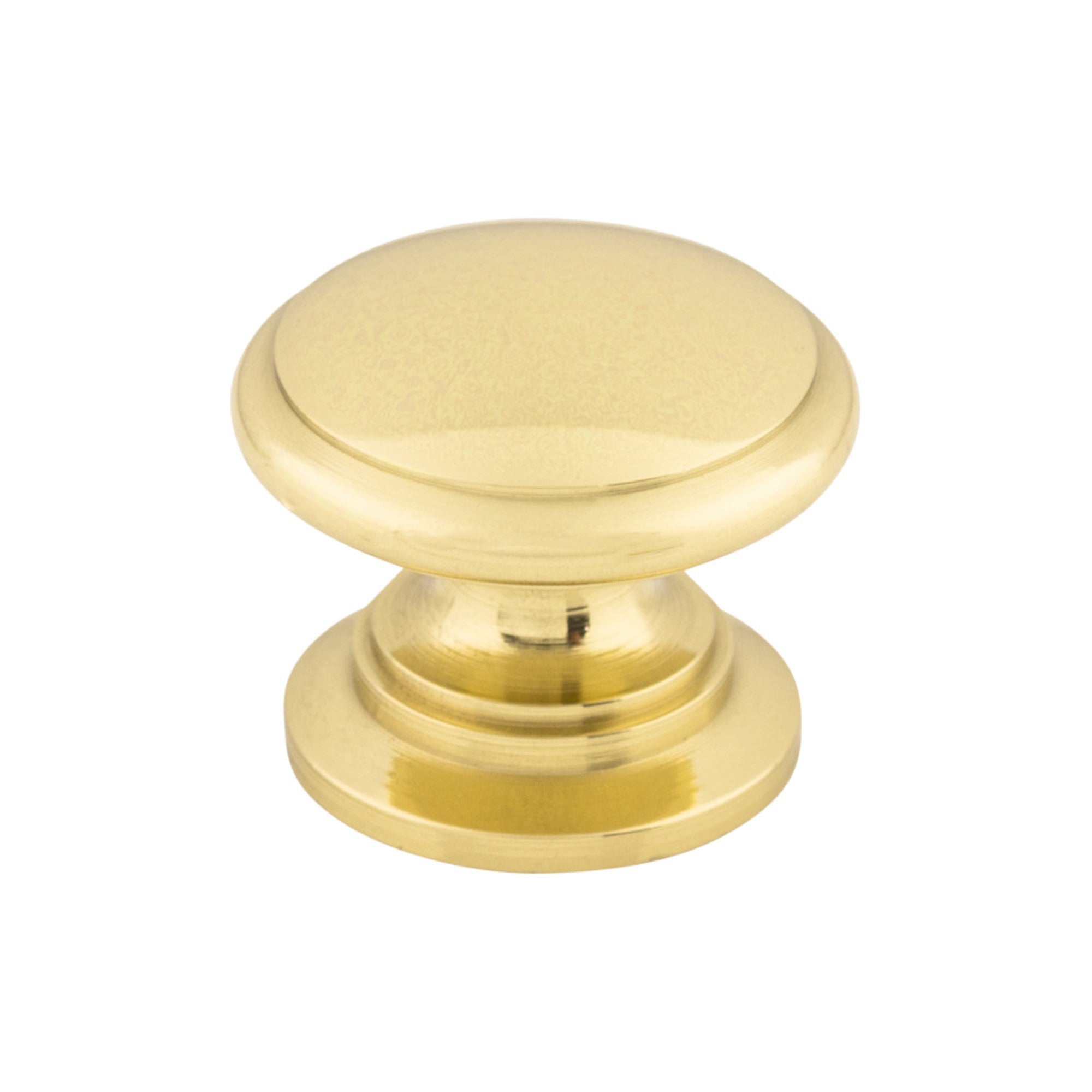 Ray Round Knob - Polished Brass