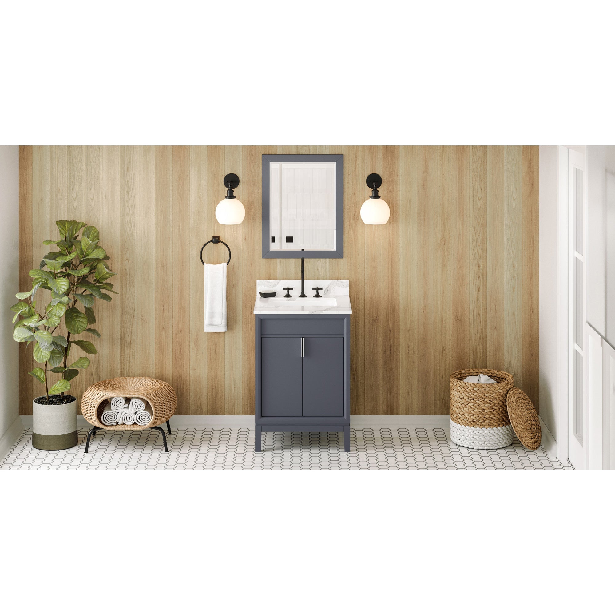 24" Theodora Vanity – Blue Steel