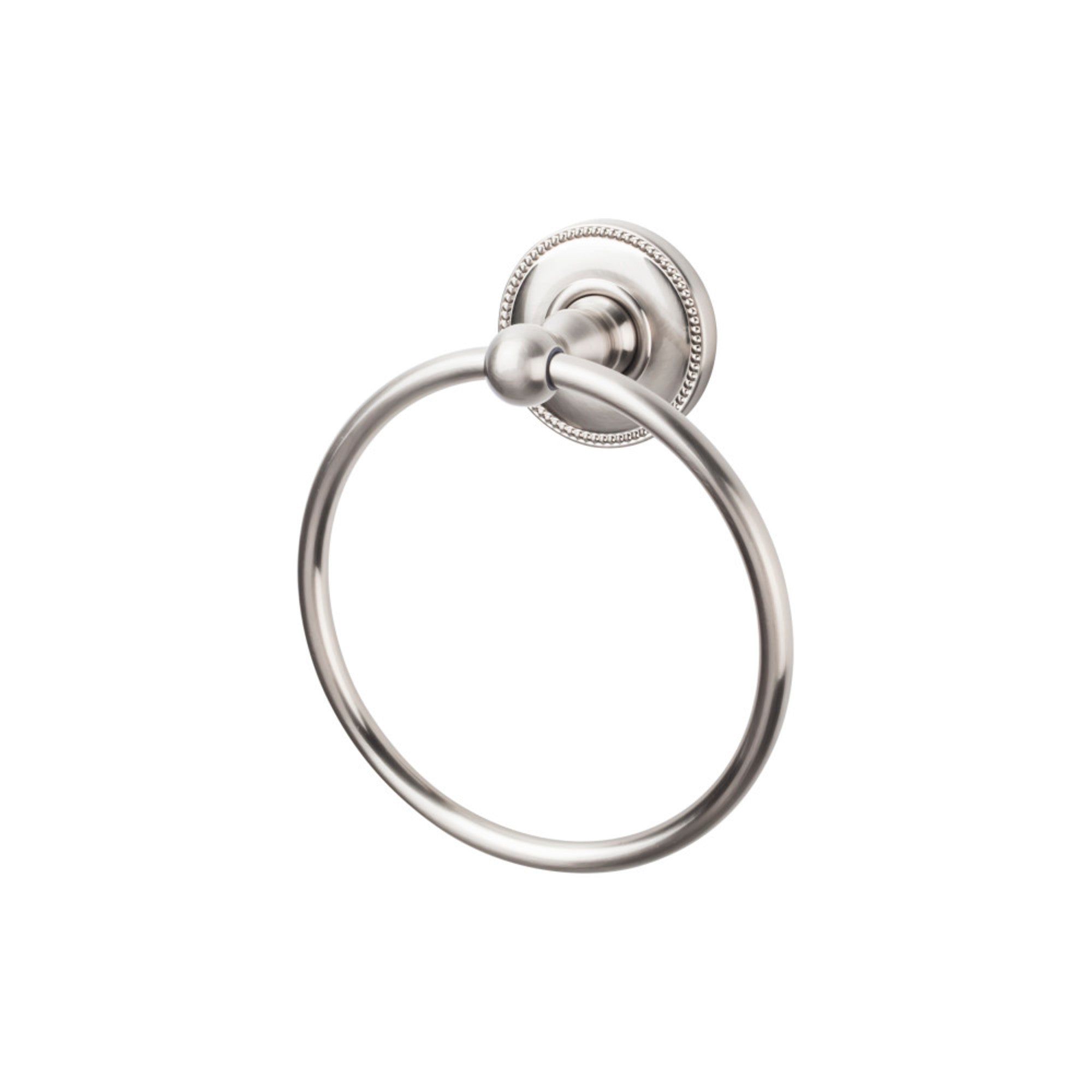 TOP BATH (R) Edwardian Bath Towel Ring - Brushed Satin Nickel